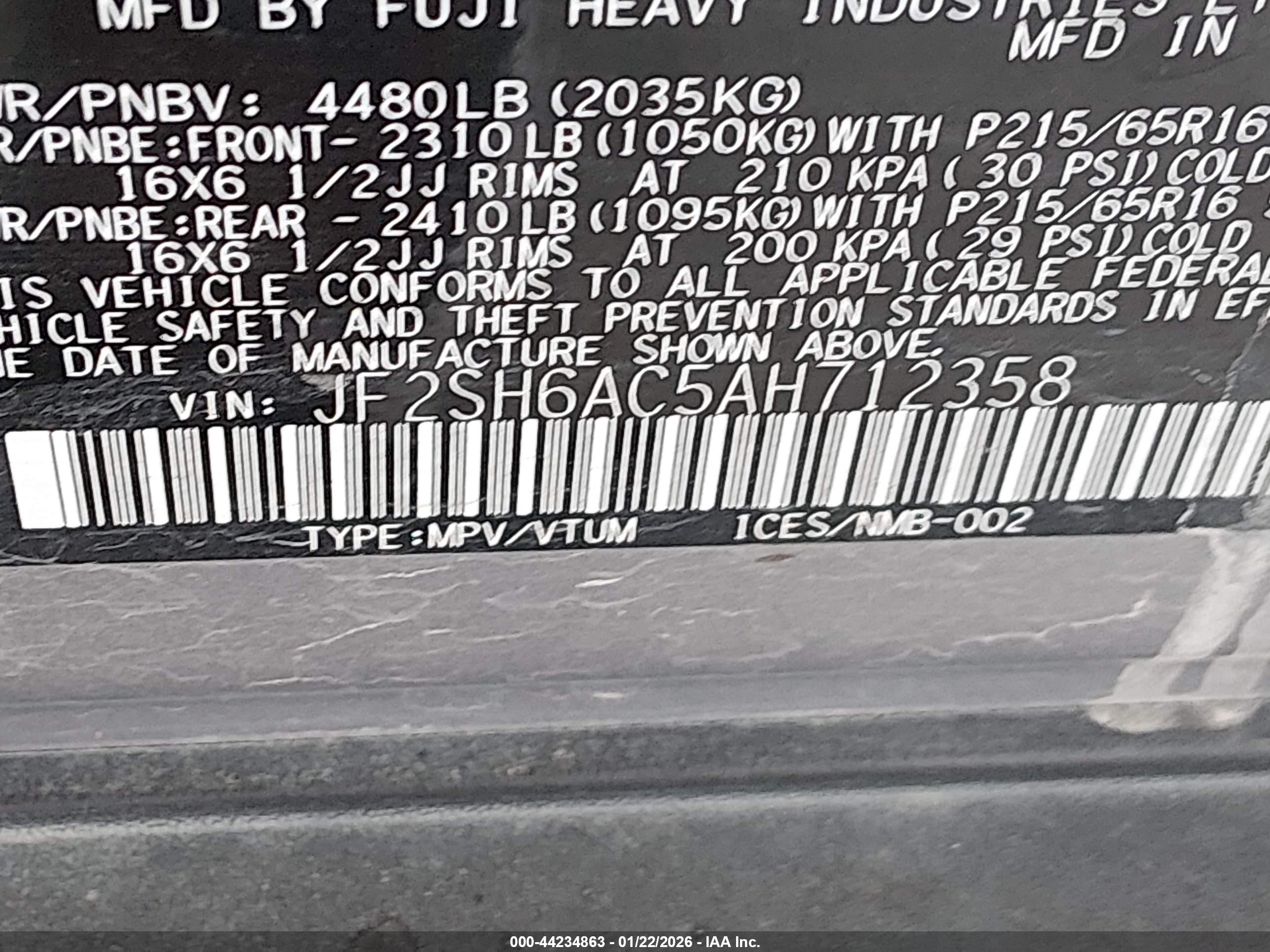 SUBARU FORESTER image 9