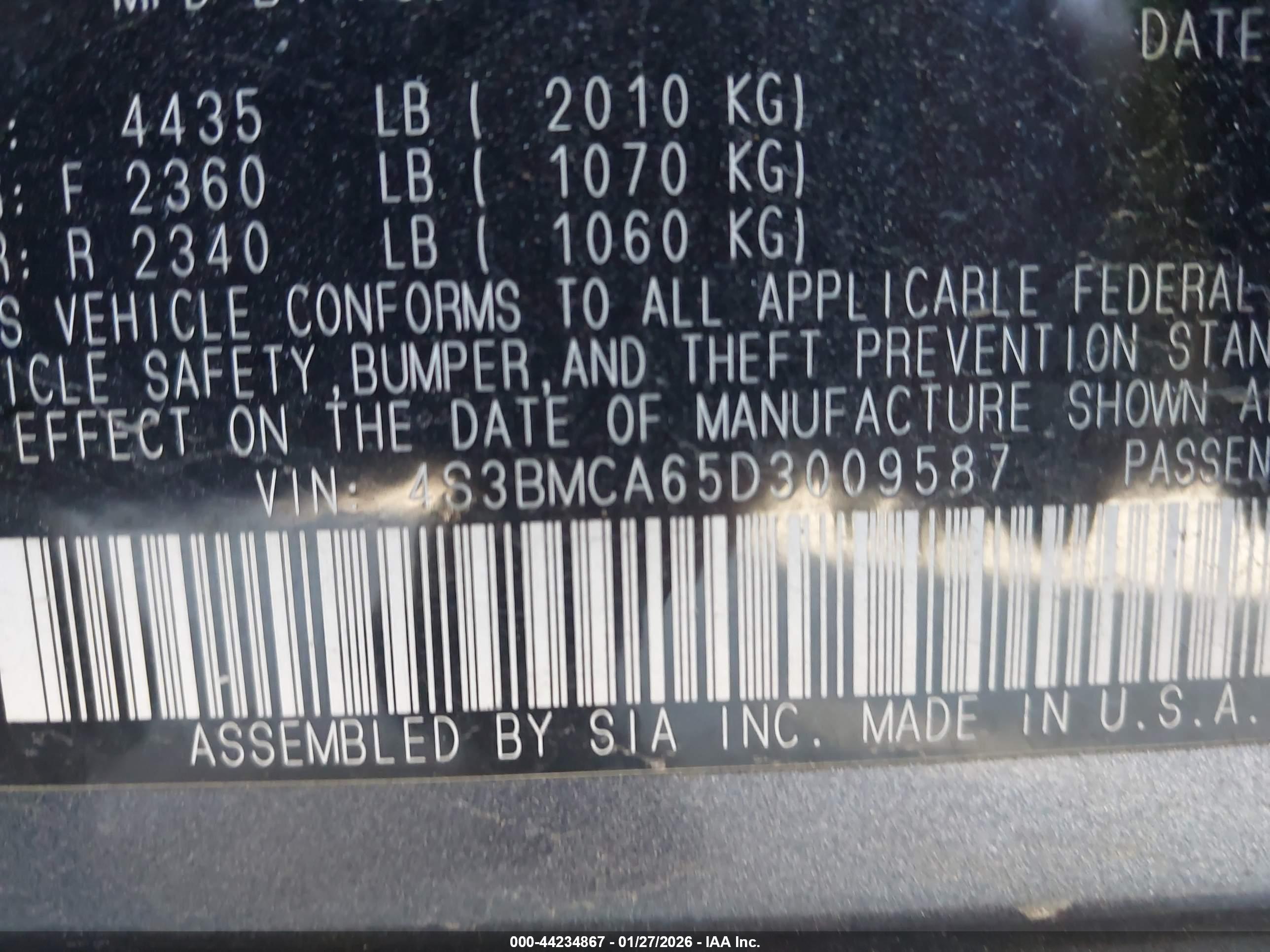 SUBARU LEGACY image 9