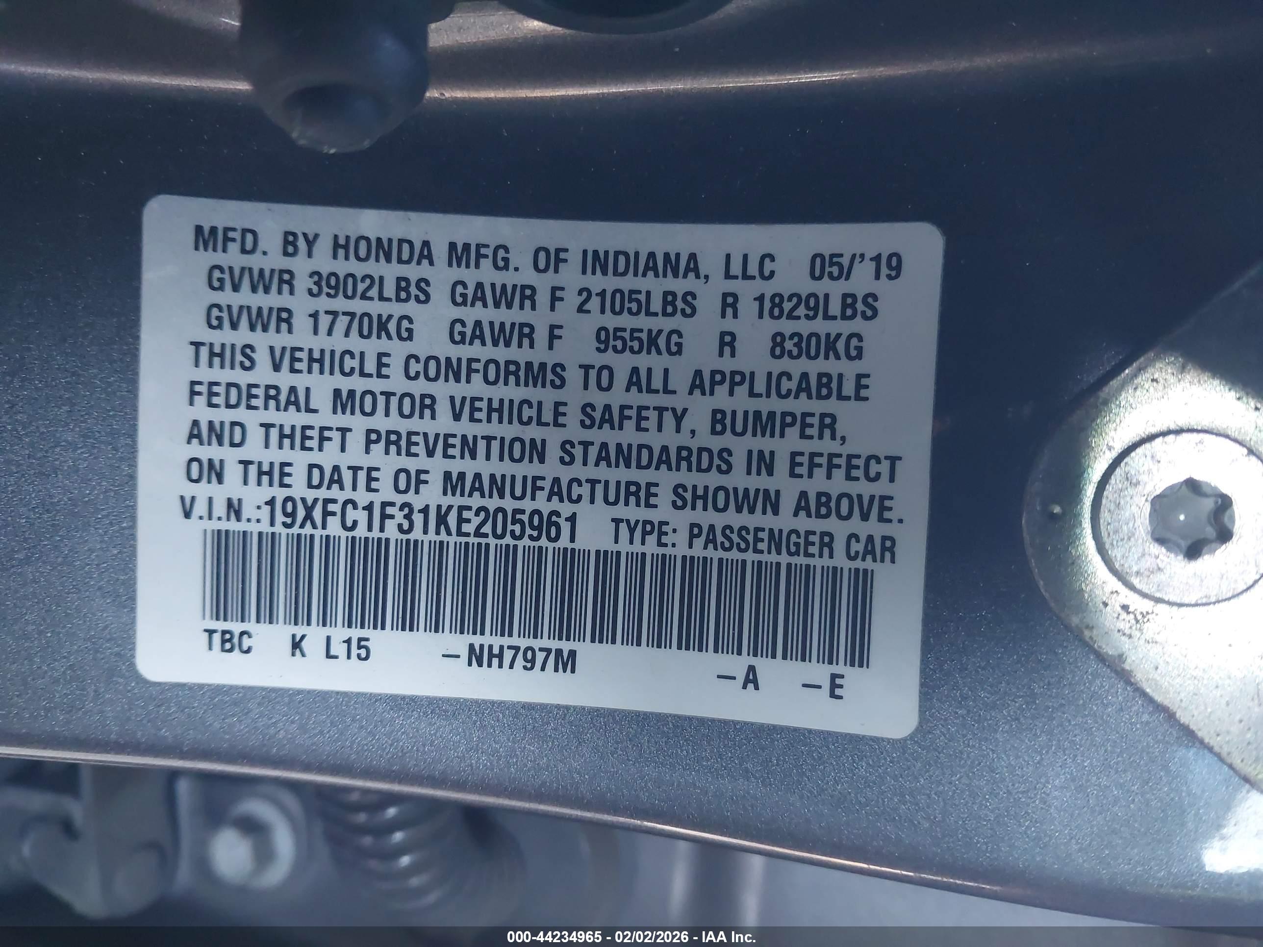 HONDA CIVIC image 9