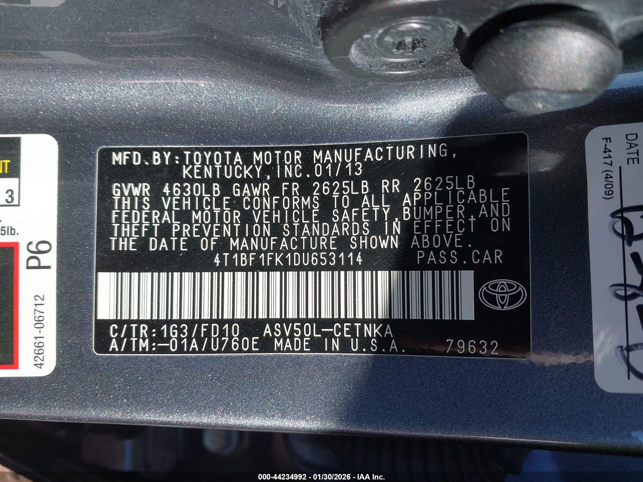 TOYOTA CAMRY image 9