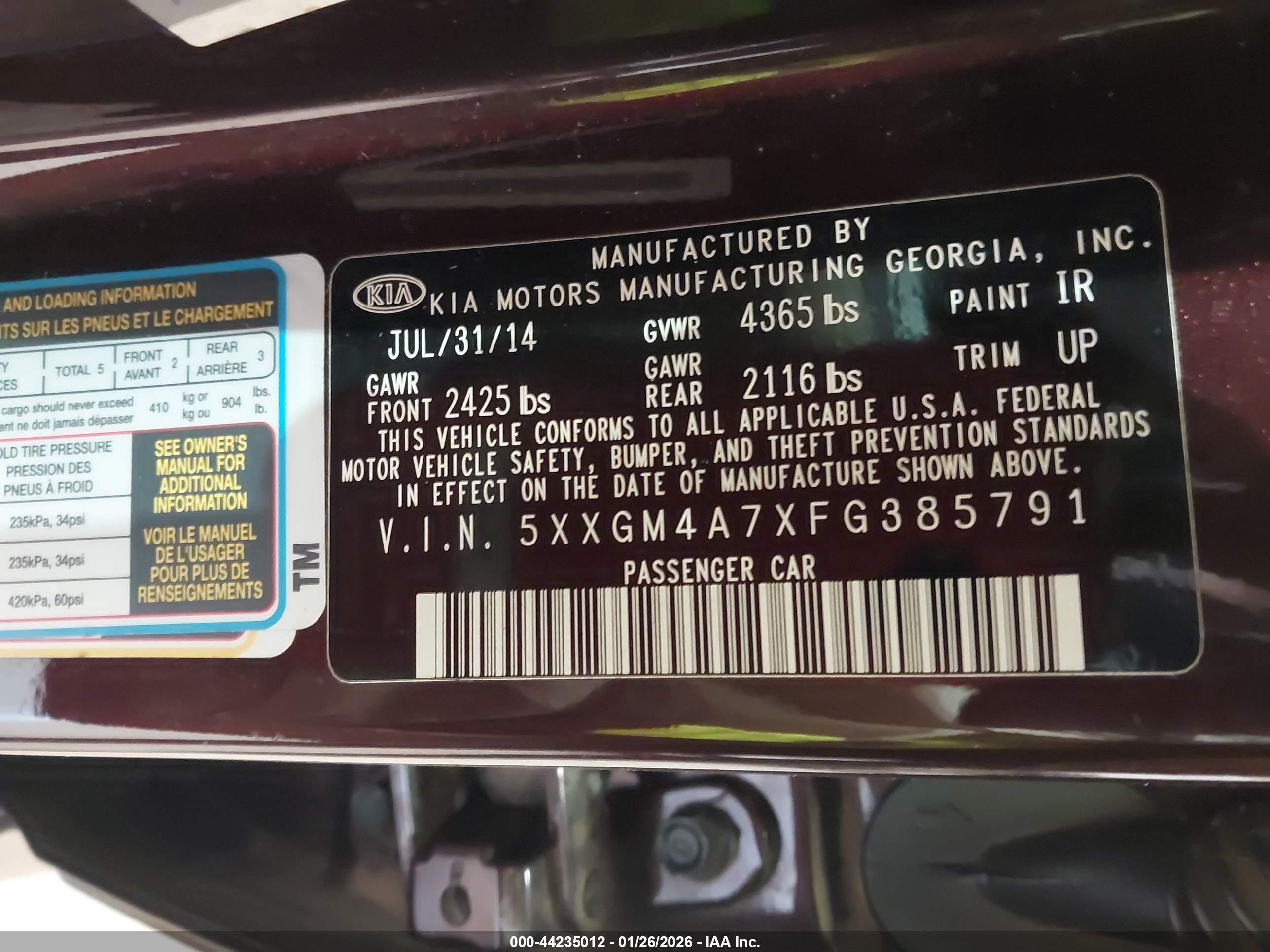 KIA OPTIMA image 9