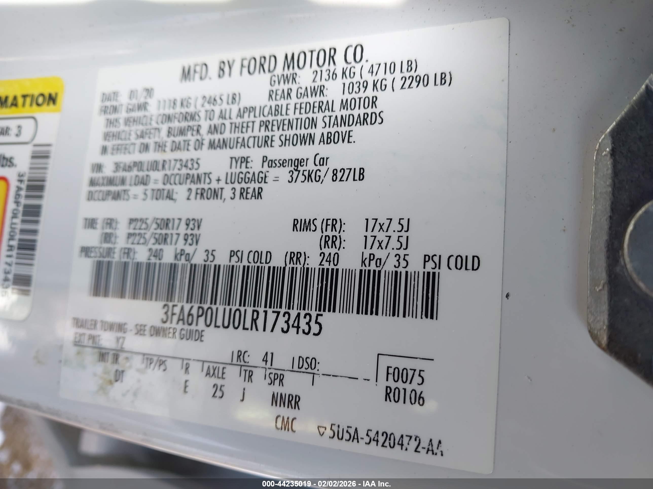 FORD FUSION image 9