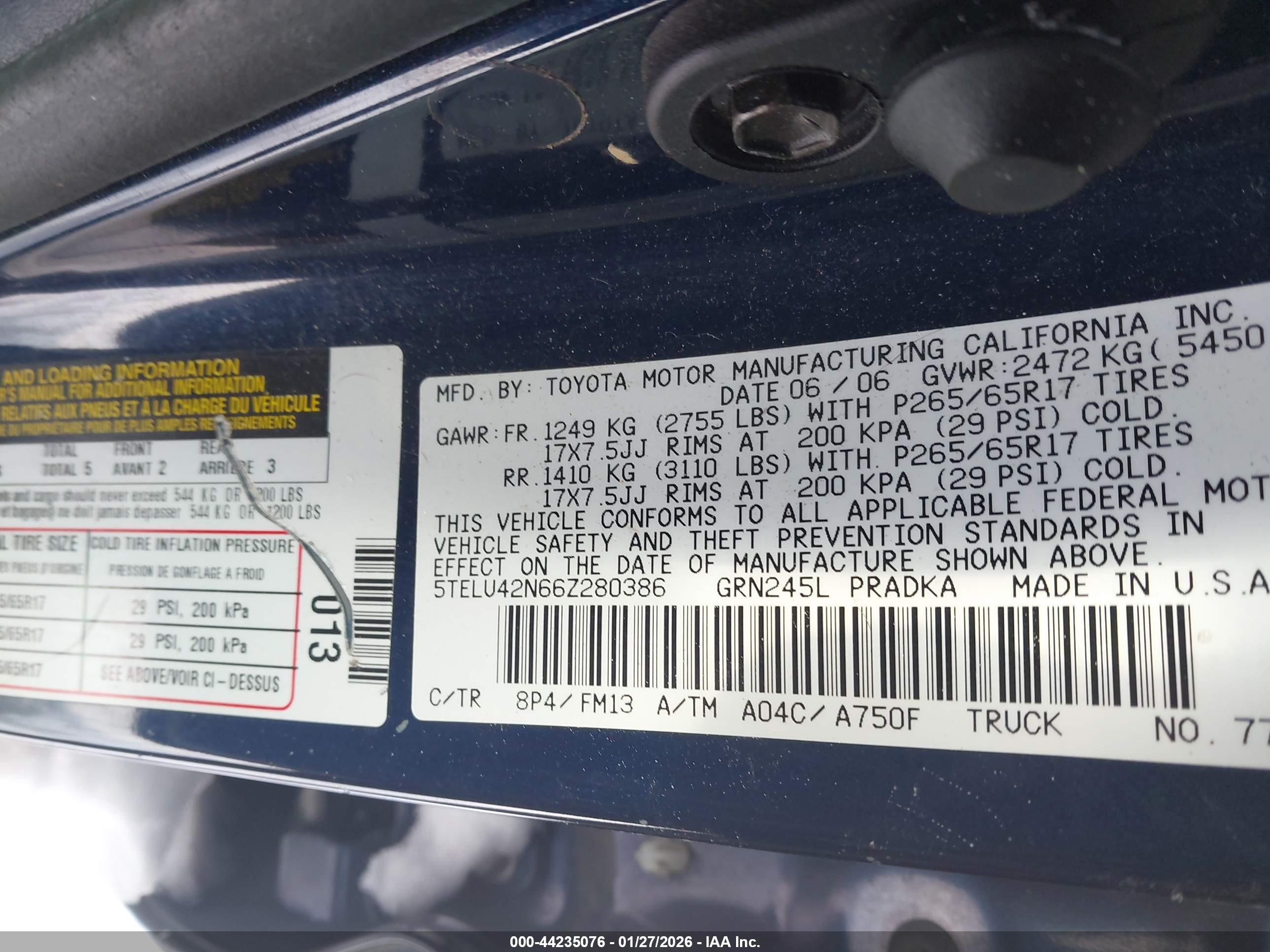TOYOTA TACOMA image 9
