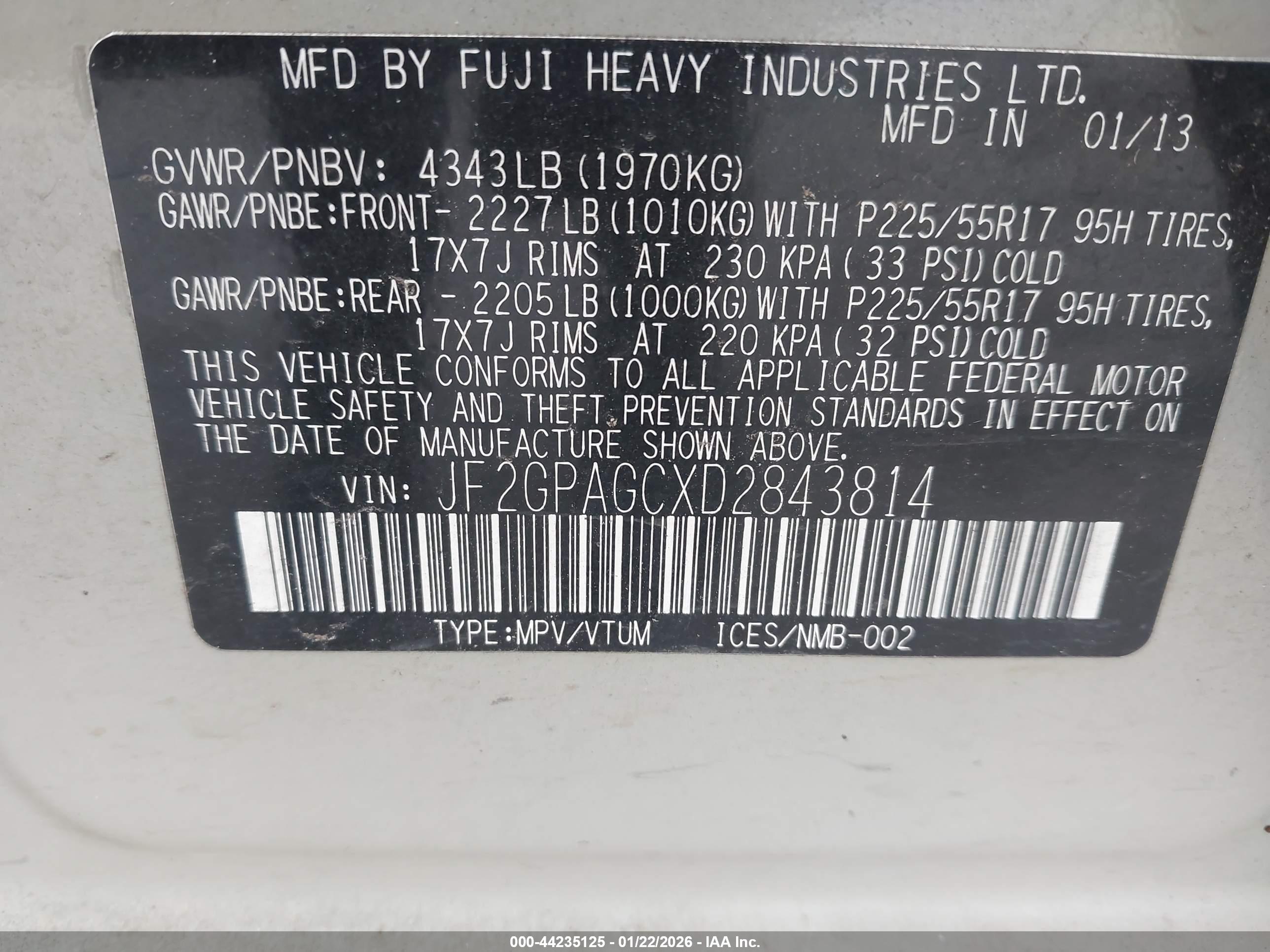 SUBARU XV image 9
