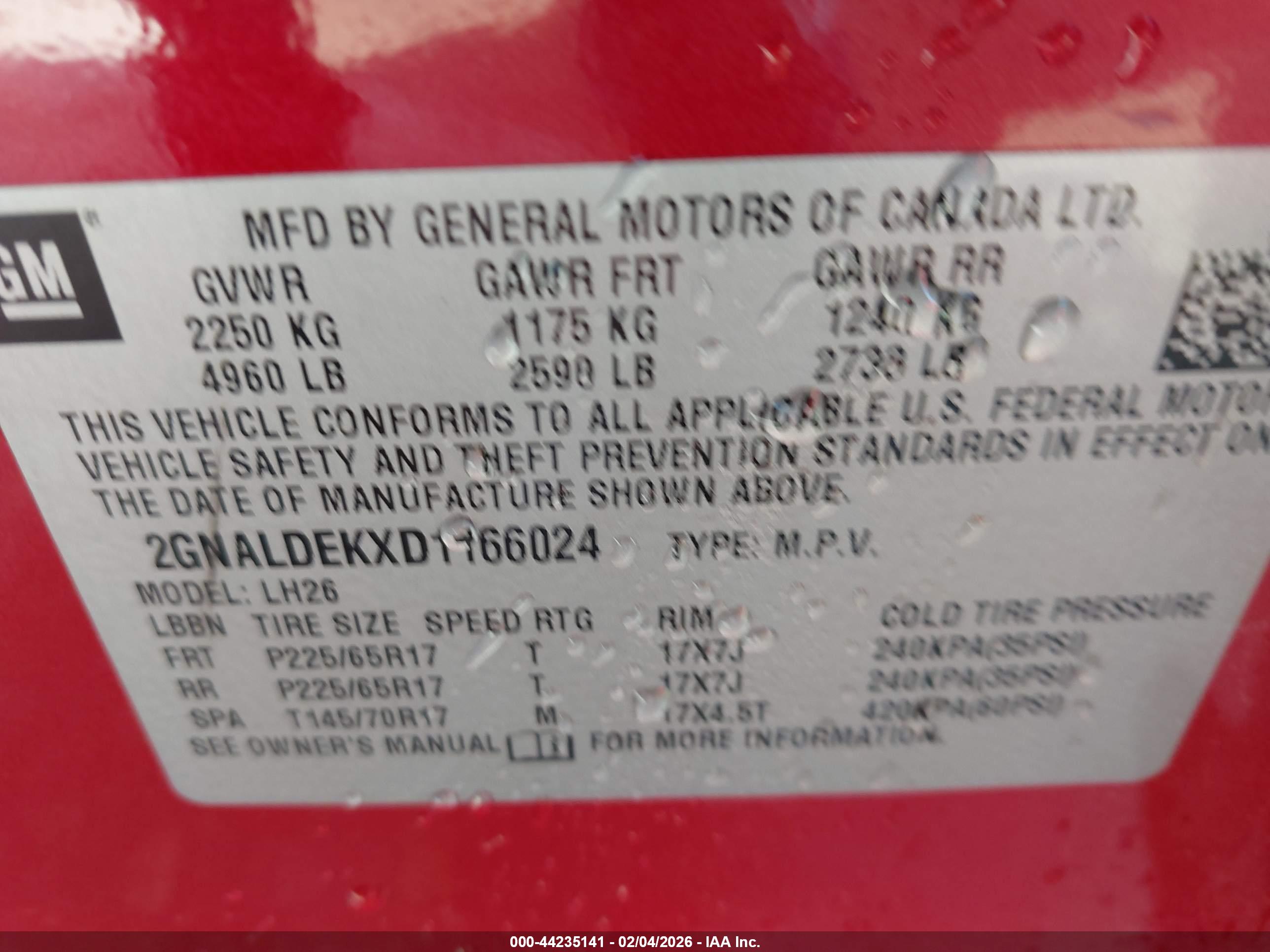 CHEVROLET EQUINOX image 9