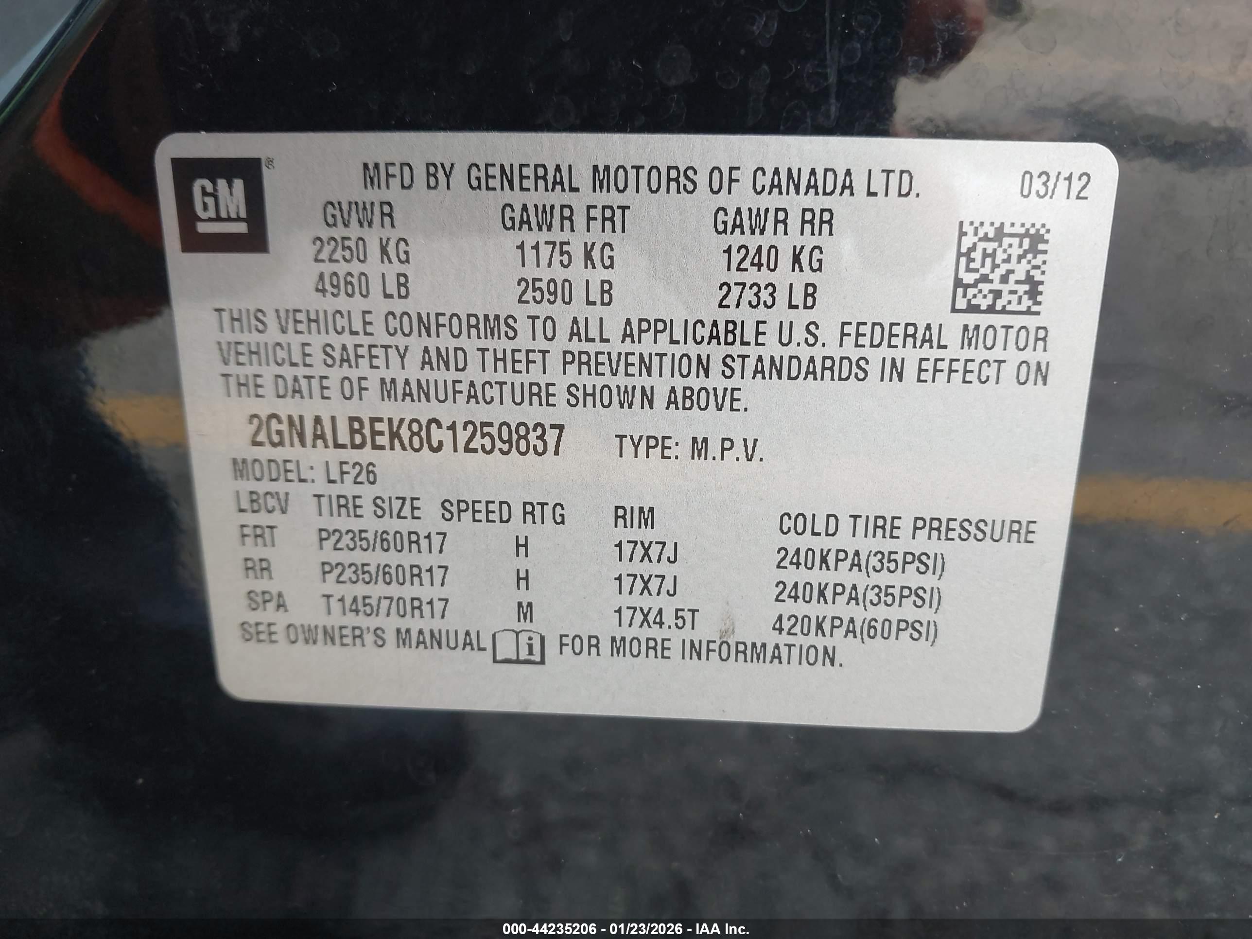 CHEVROLET EQUINOX image 9
