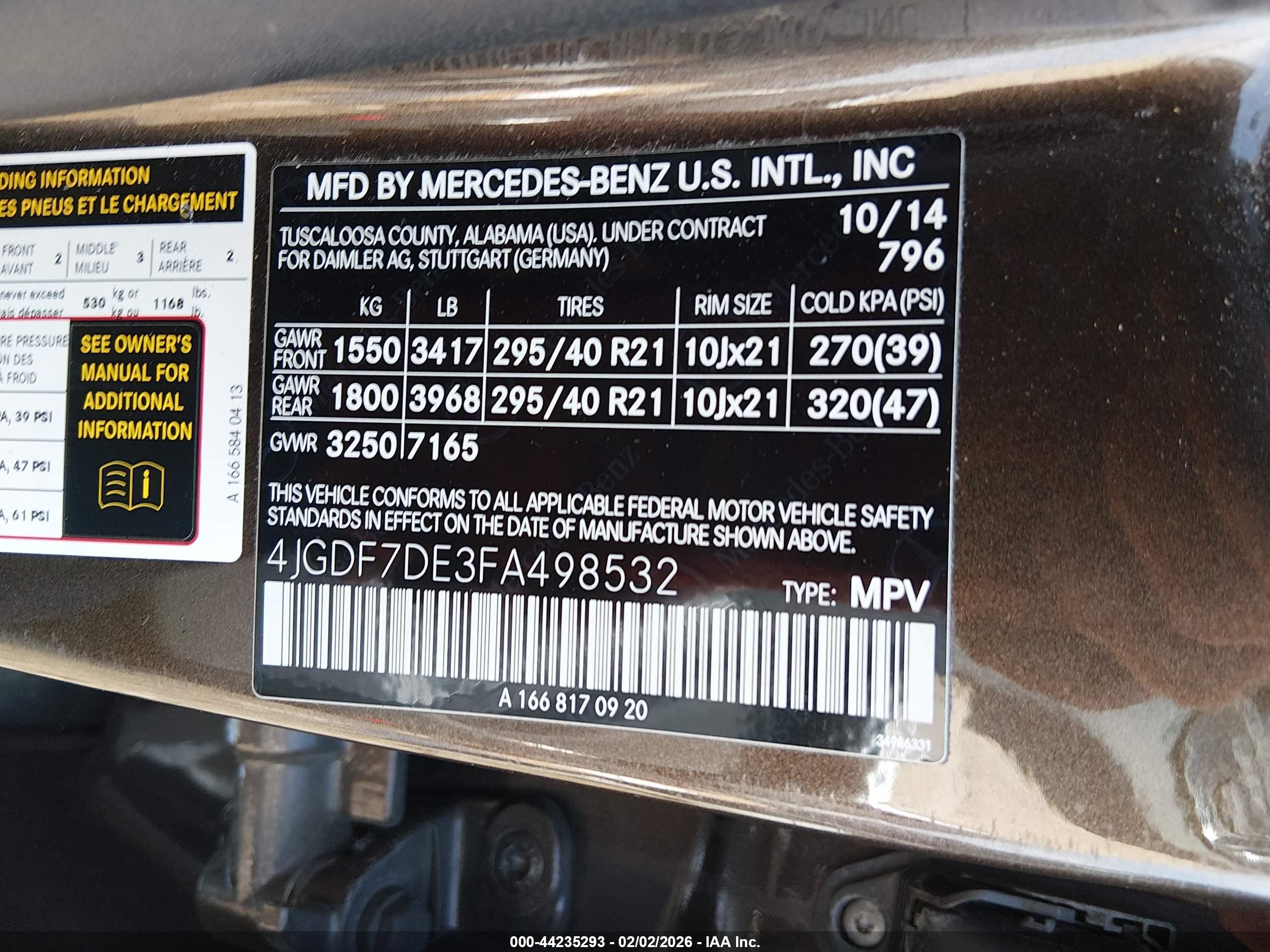 MERCEDES-BENZ GL image 9