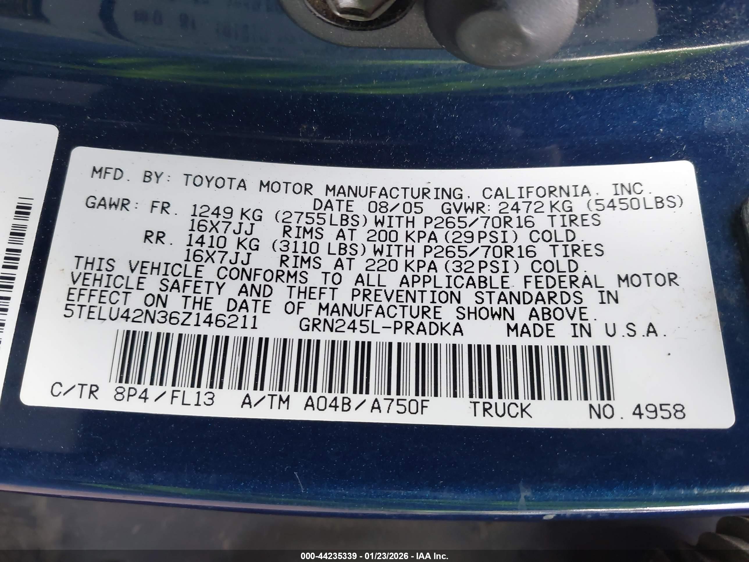 TOYOTA TACOMA image 9