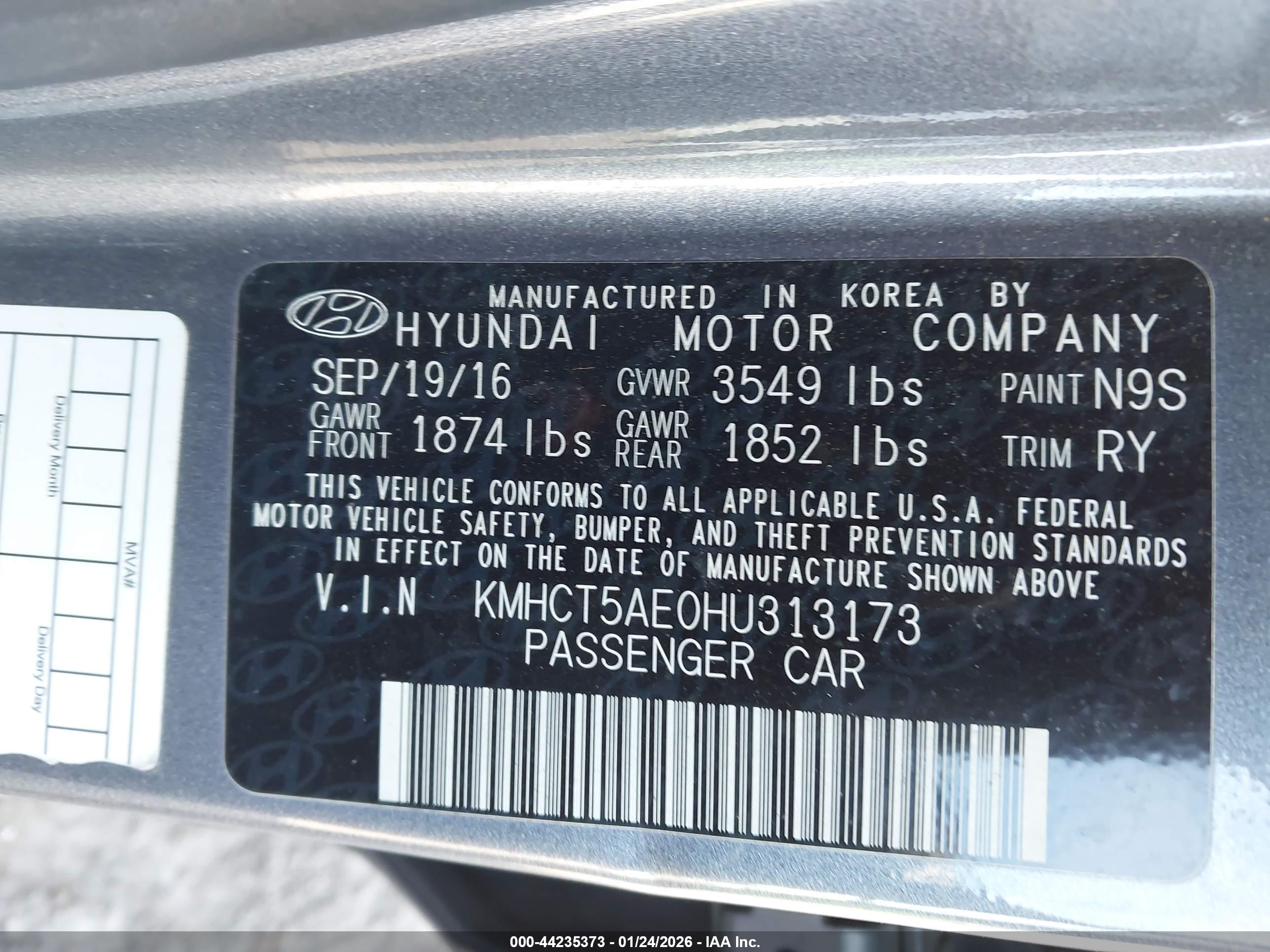 HYUNDAI ACCENT image 9