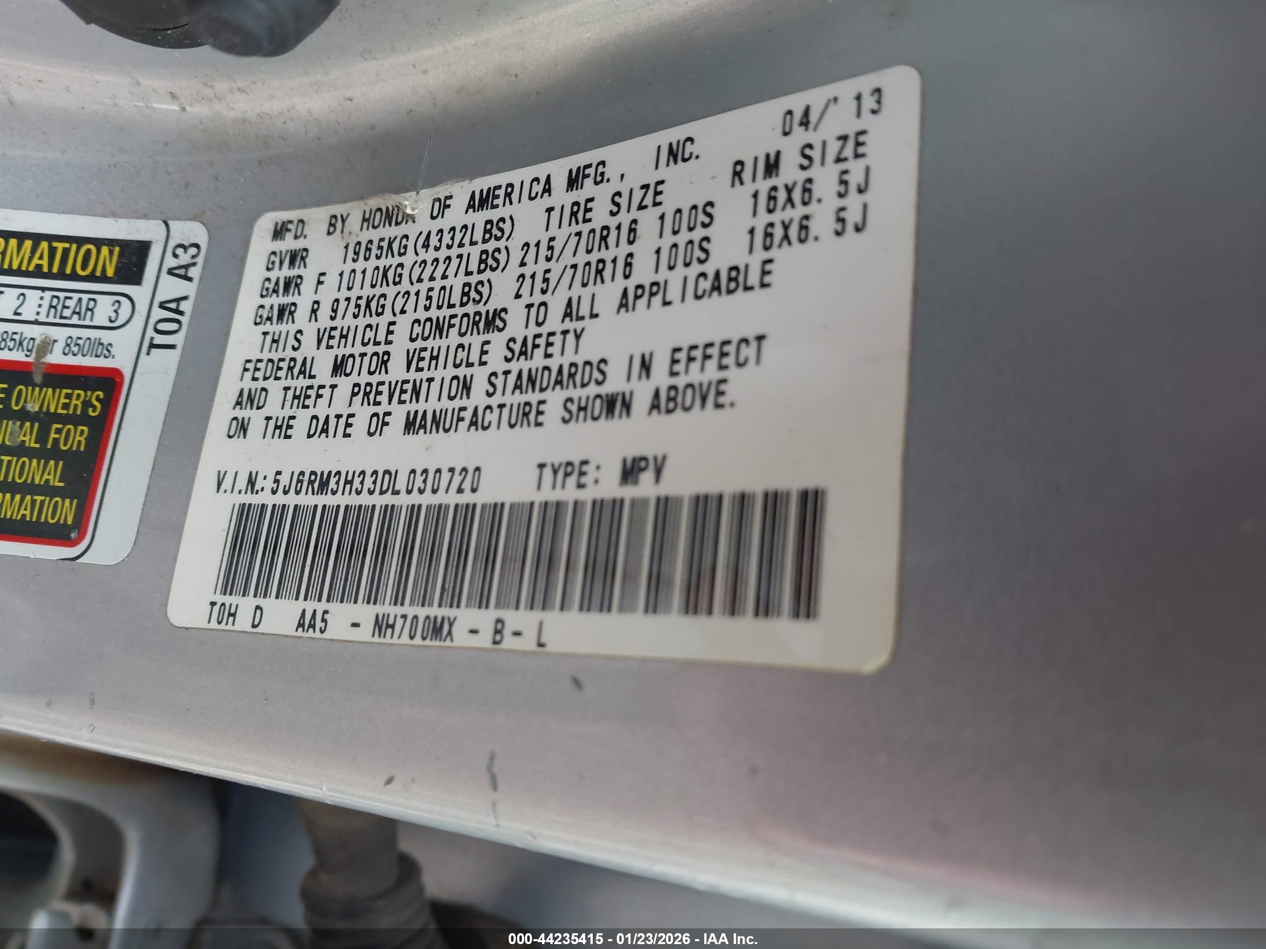 HONDA CR-V image 9