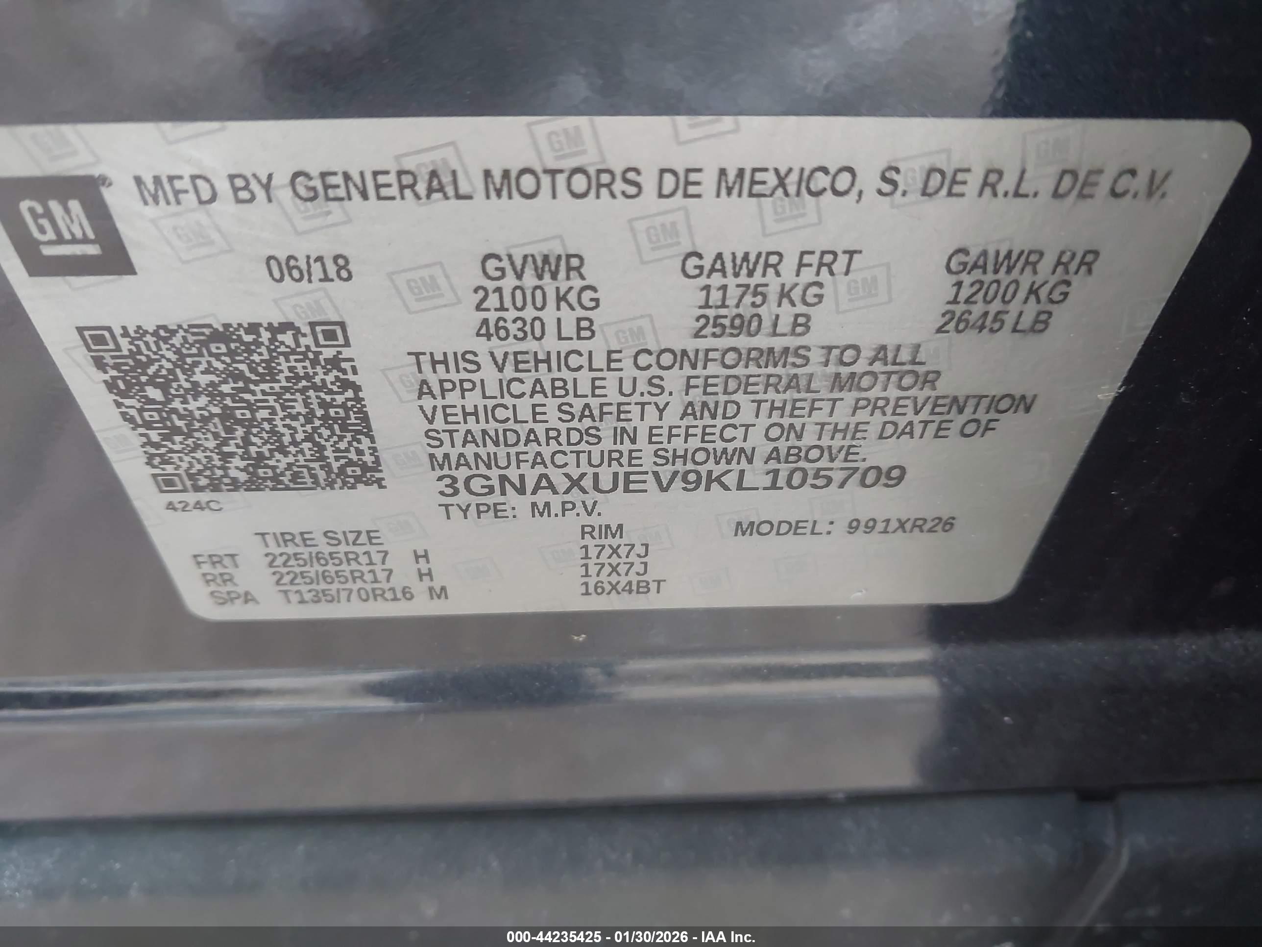 CHEVROLET EQUINOX image 9
