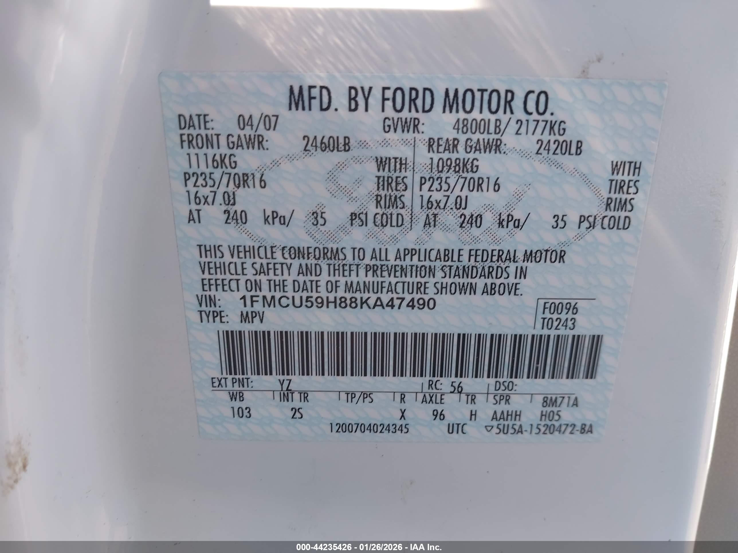 FORD ESCAPE image 9