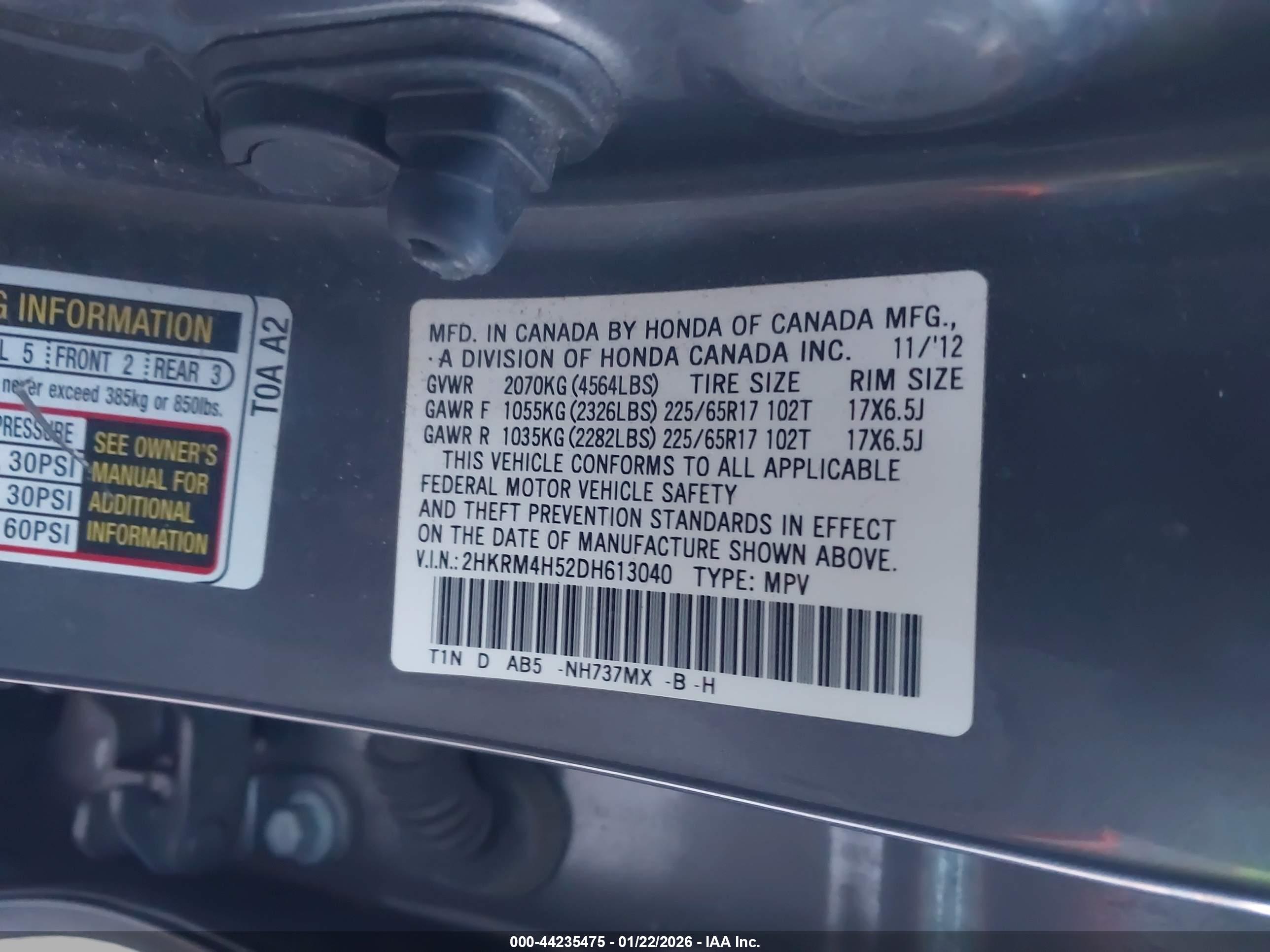 HONDA CR-V image 9