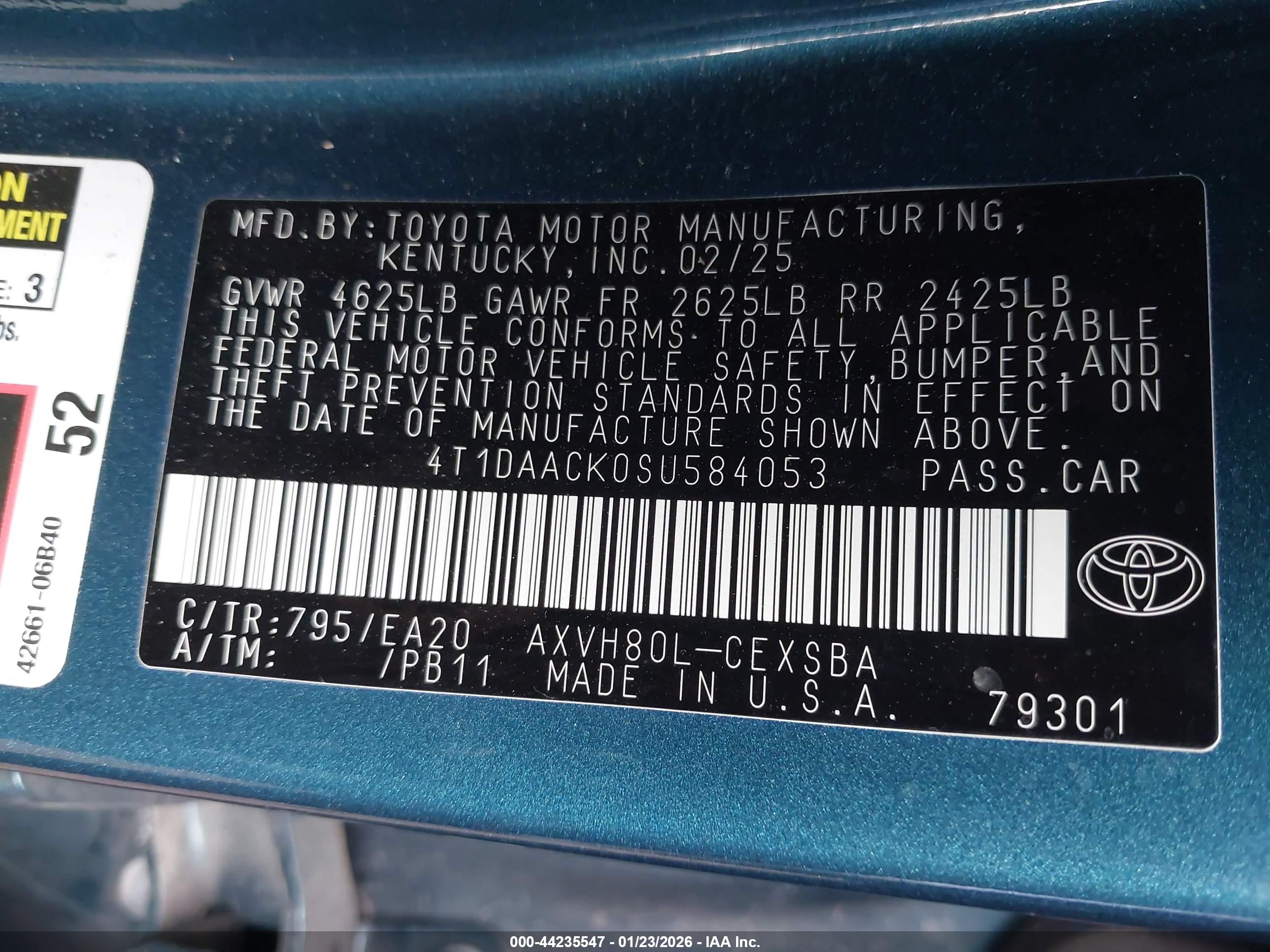 TOYOTA CAMRY image 9