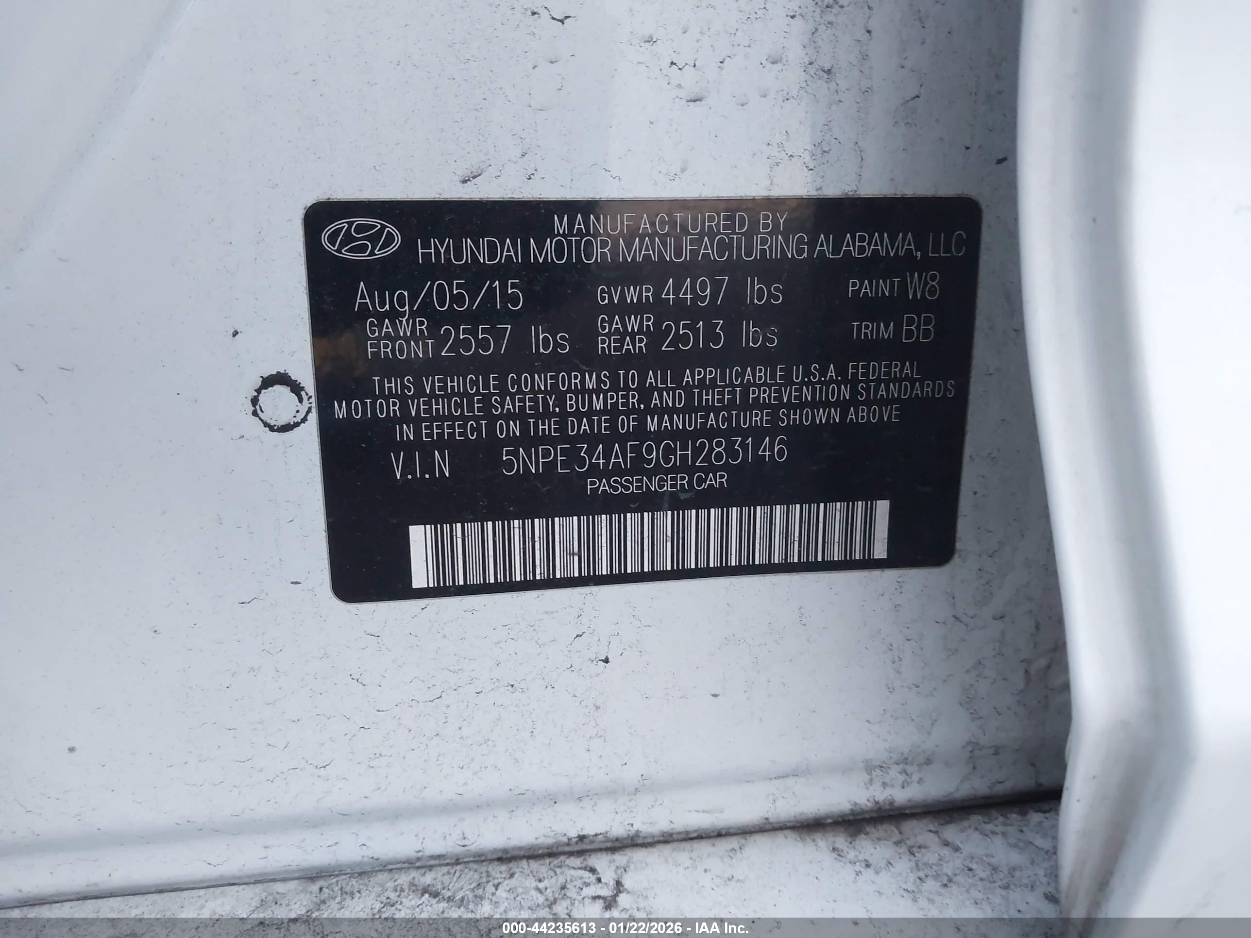 HYUNDAI SONATA image 9