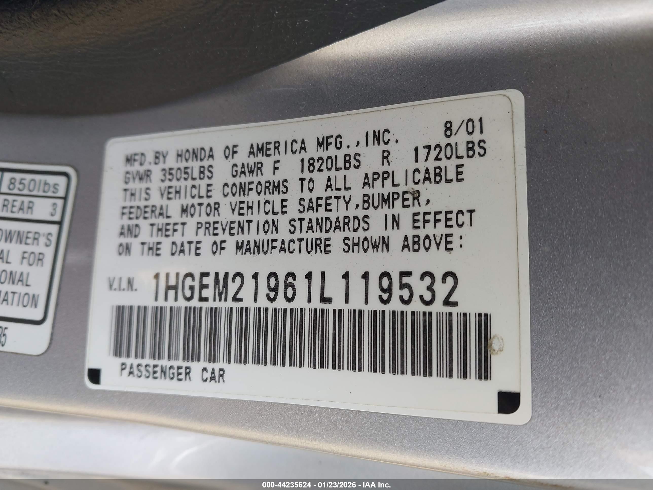 HONDA CIVIC image 9