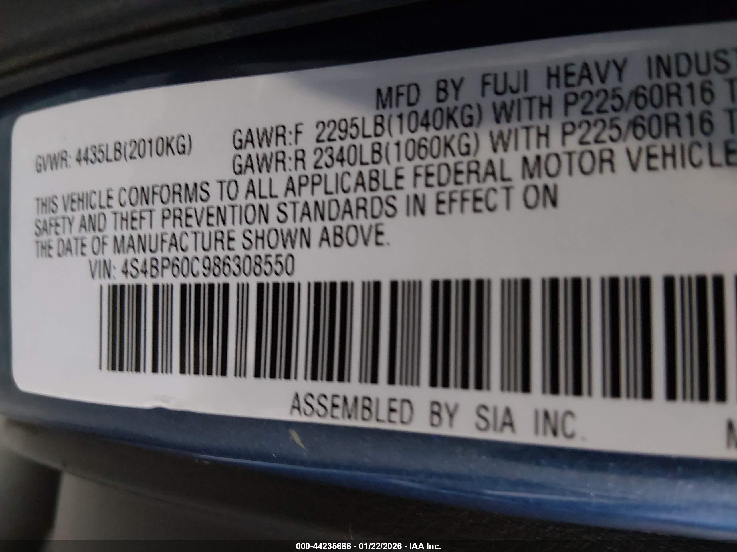 SUBARU OUTBACK image 9