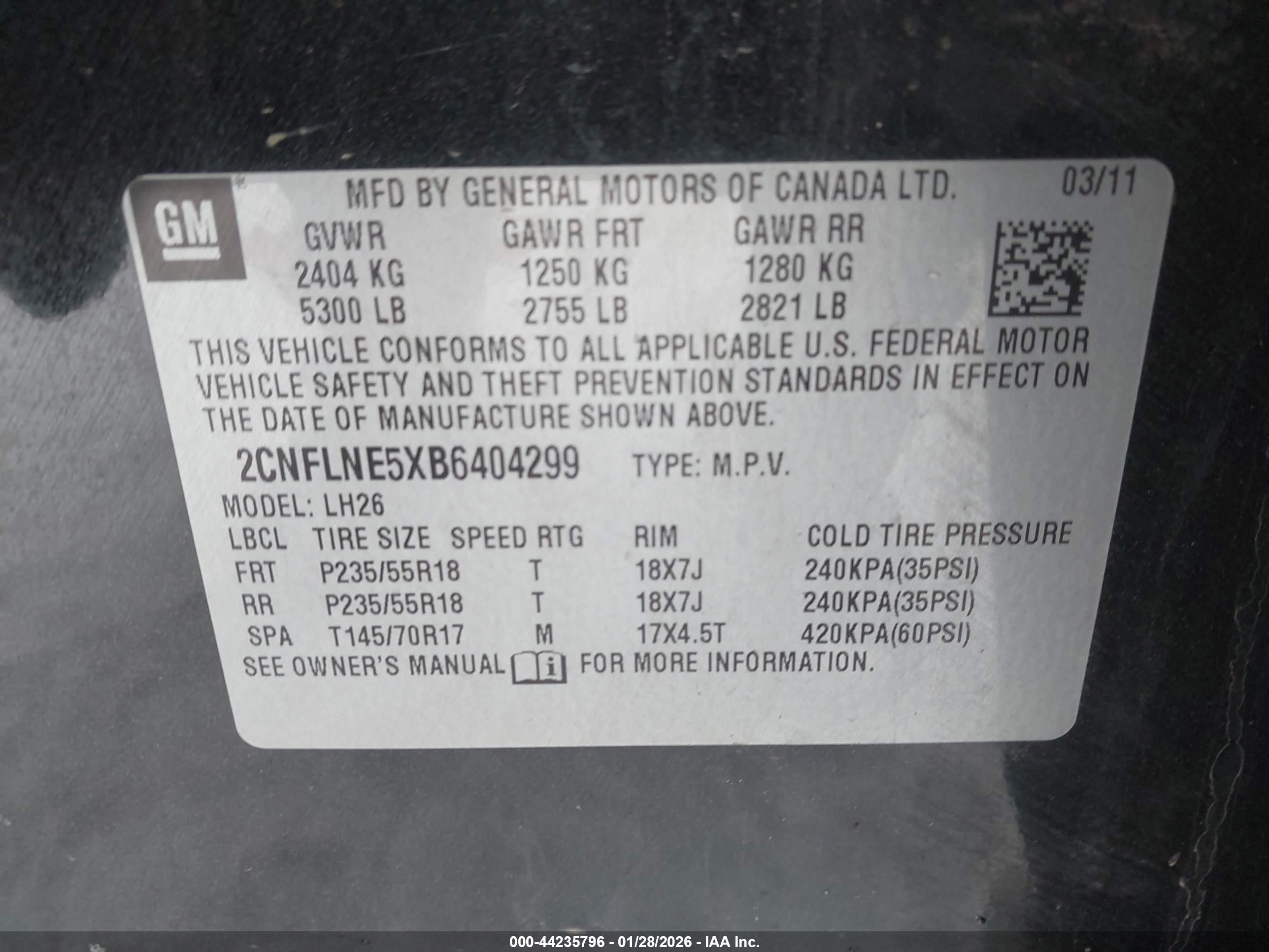 CHEVROLET EQUINOX image 9
