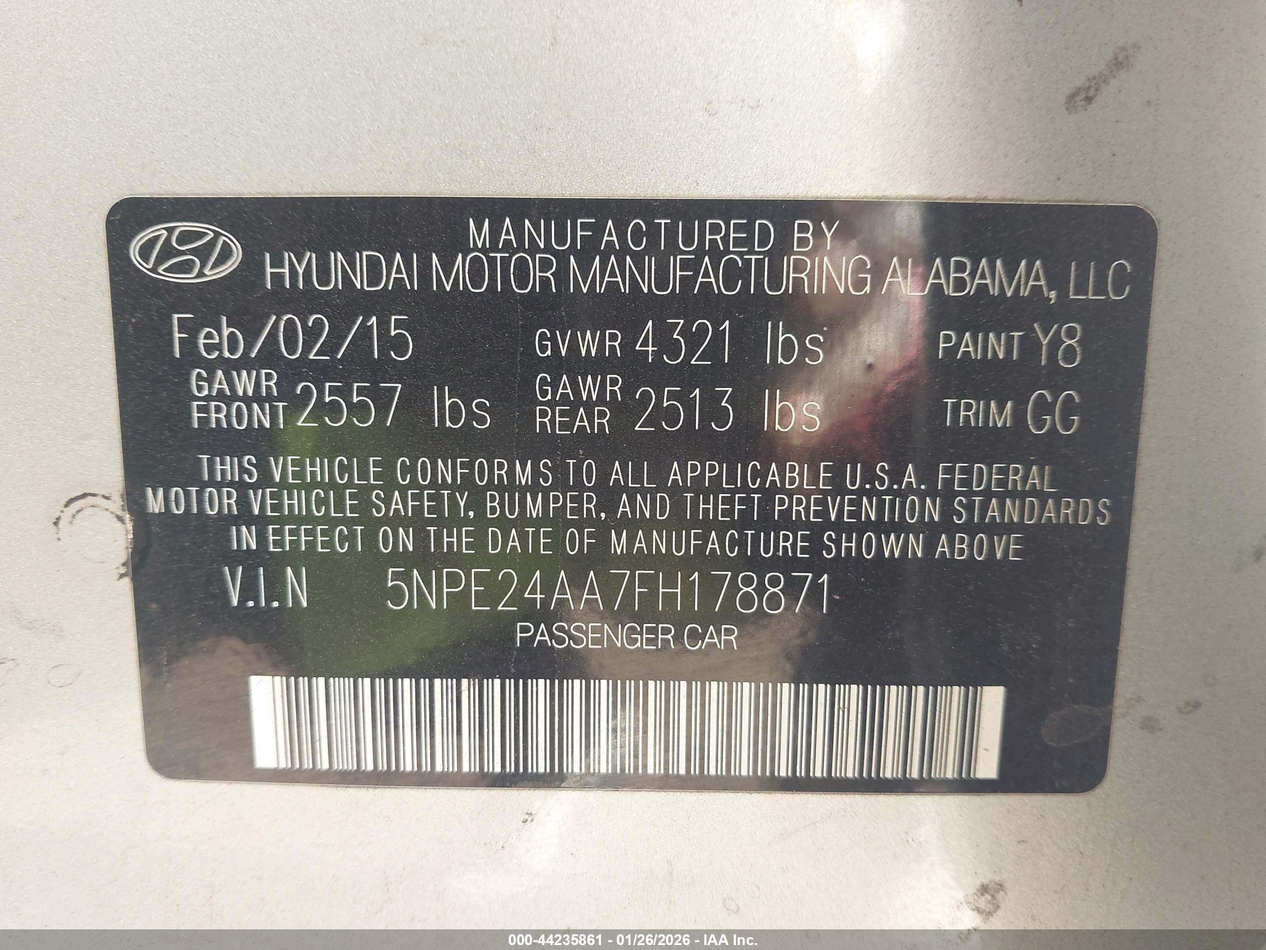 HYUNDAI SONATA image 9