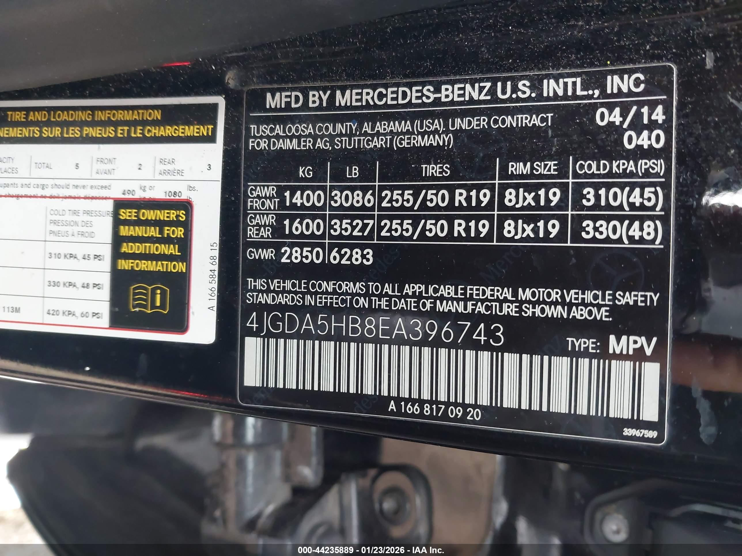 MERCEDES-BENZ ML image 9