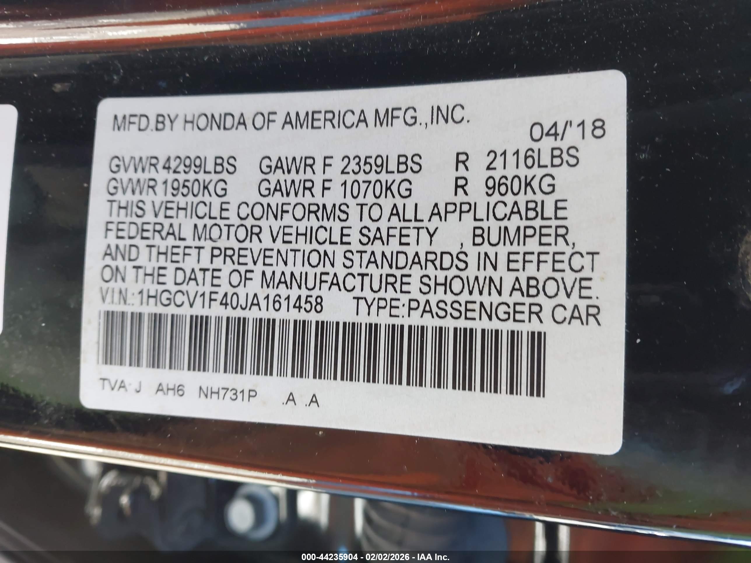 HONDA ACCORD image 9