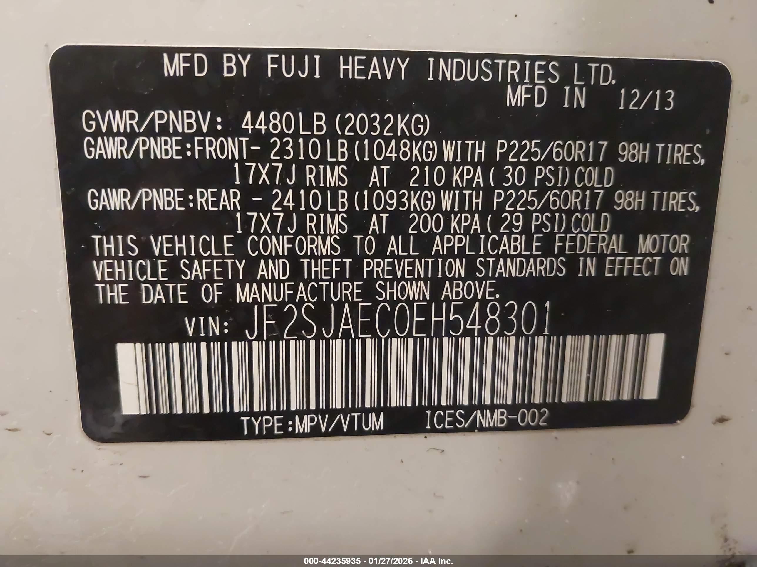 SUBARU FORESTER image 9
