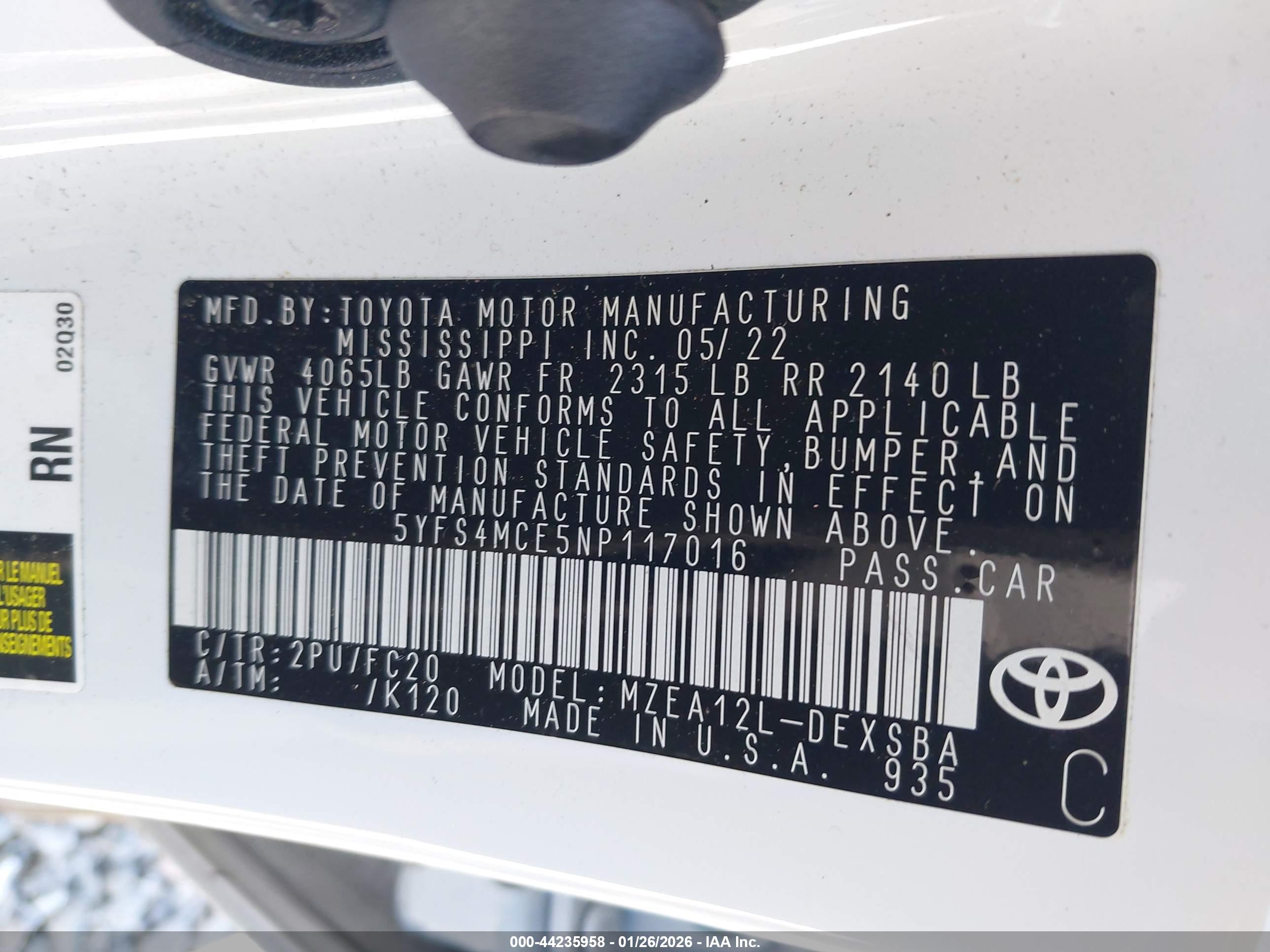 TOYOTA COROLLA image 9