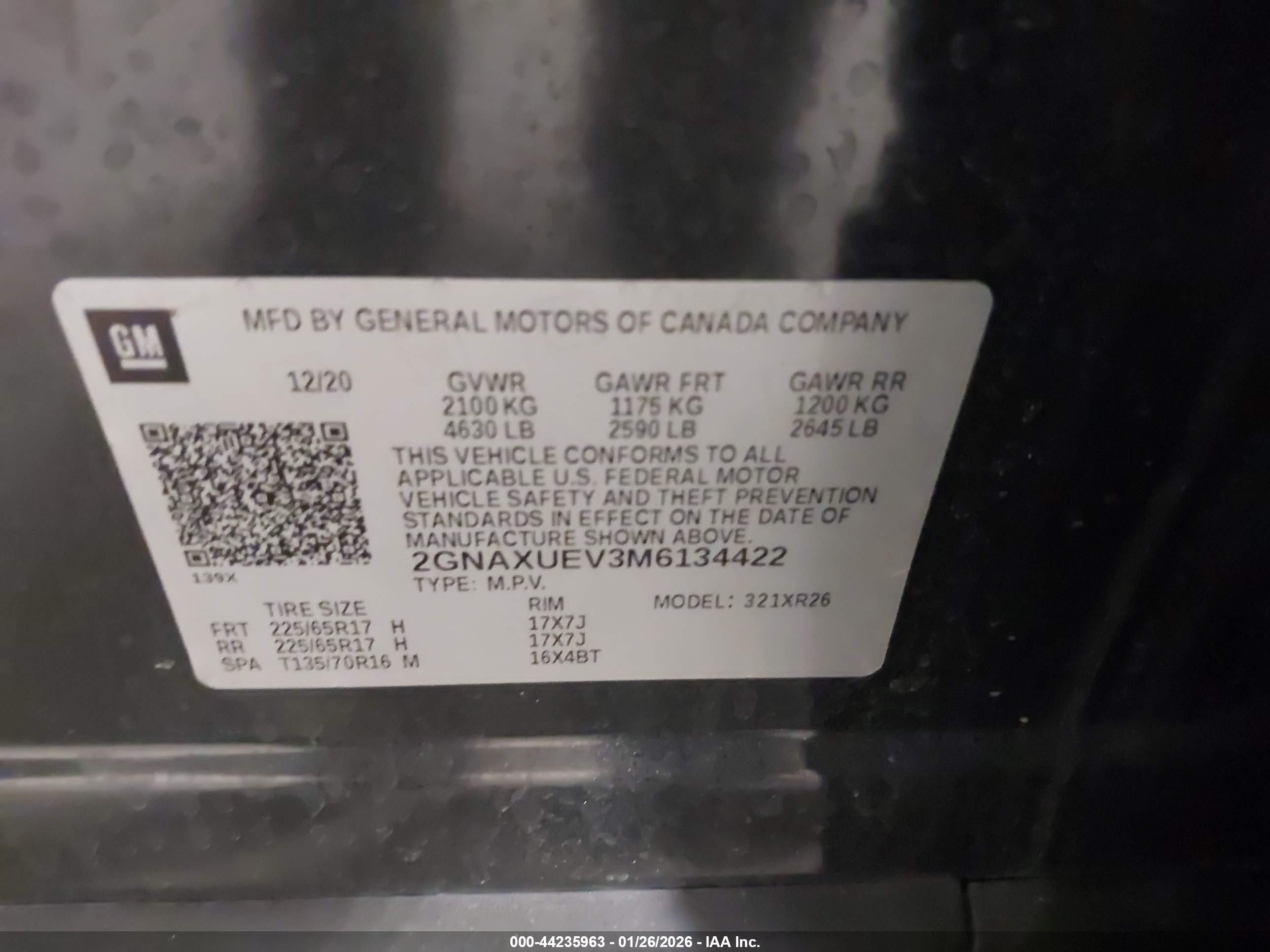 CHEVROLET EQUINOX image 9