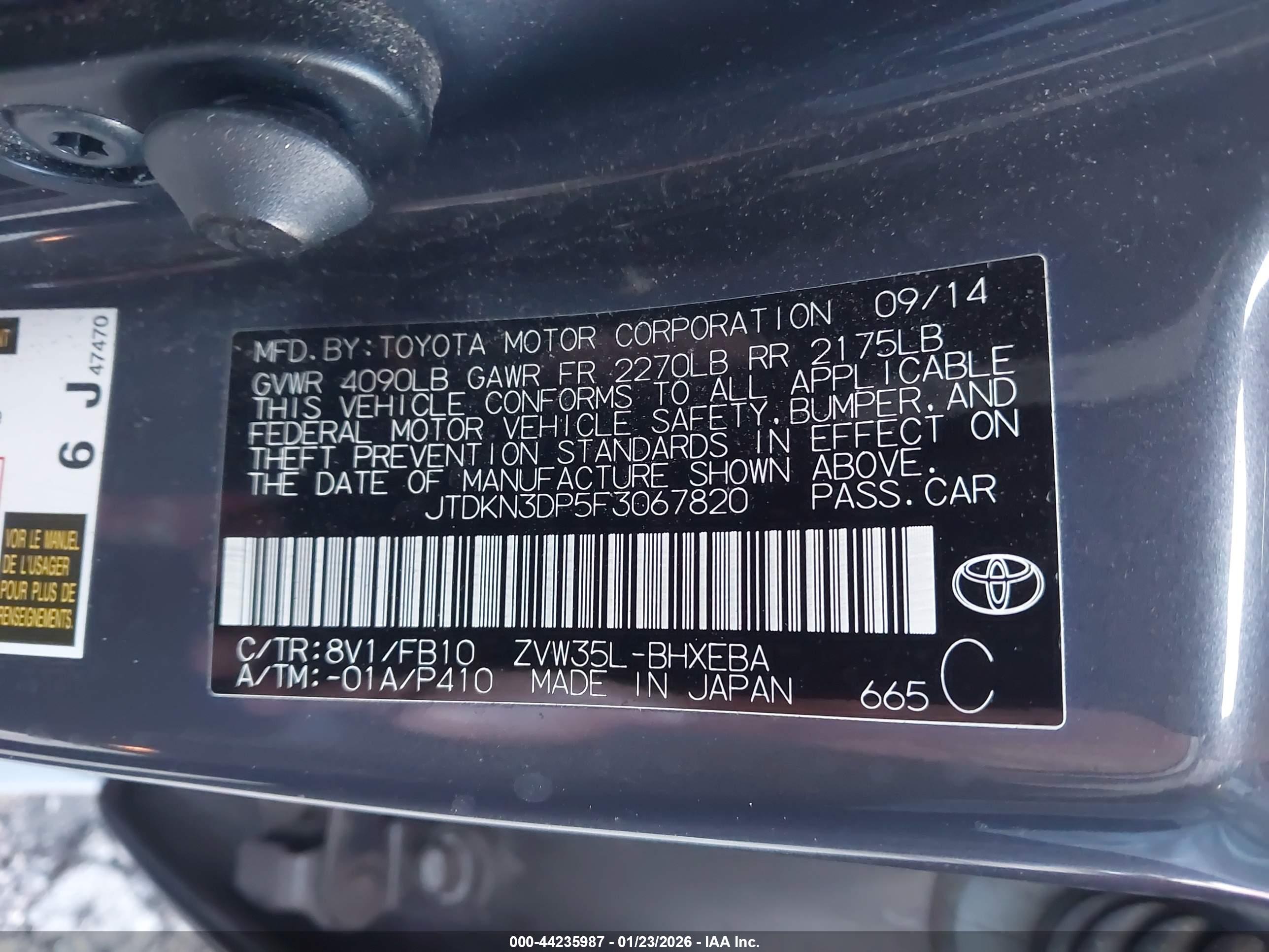 TOYOTA PRIUS image 9