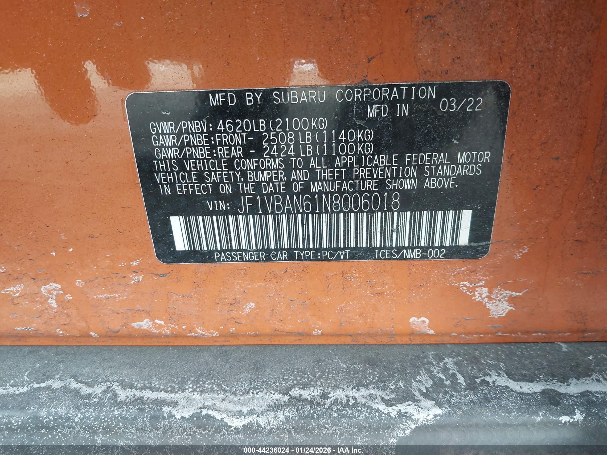 SUBARU WRX image 9