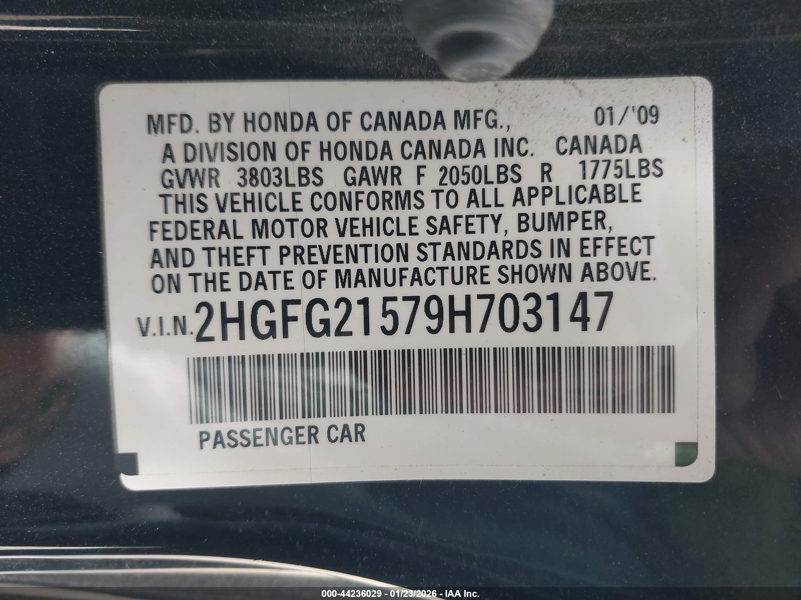 HONDA CIVIC image 9