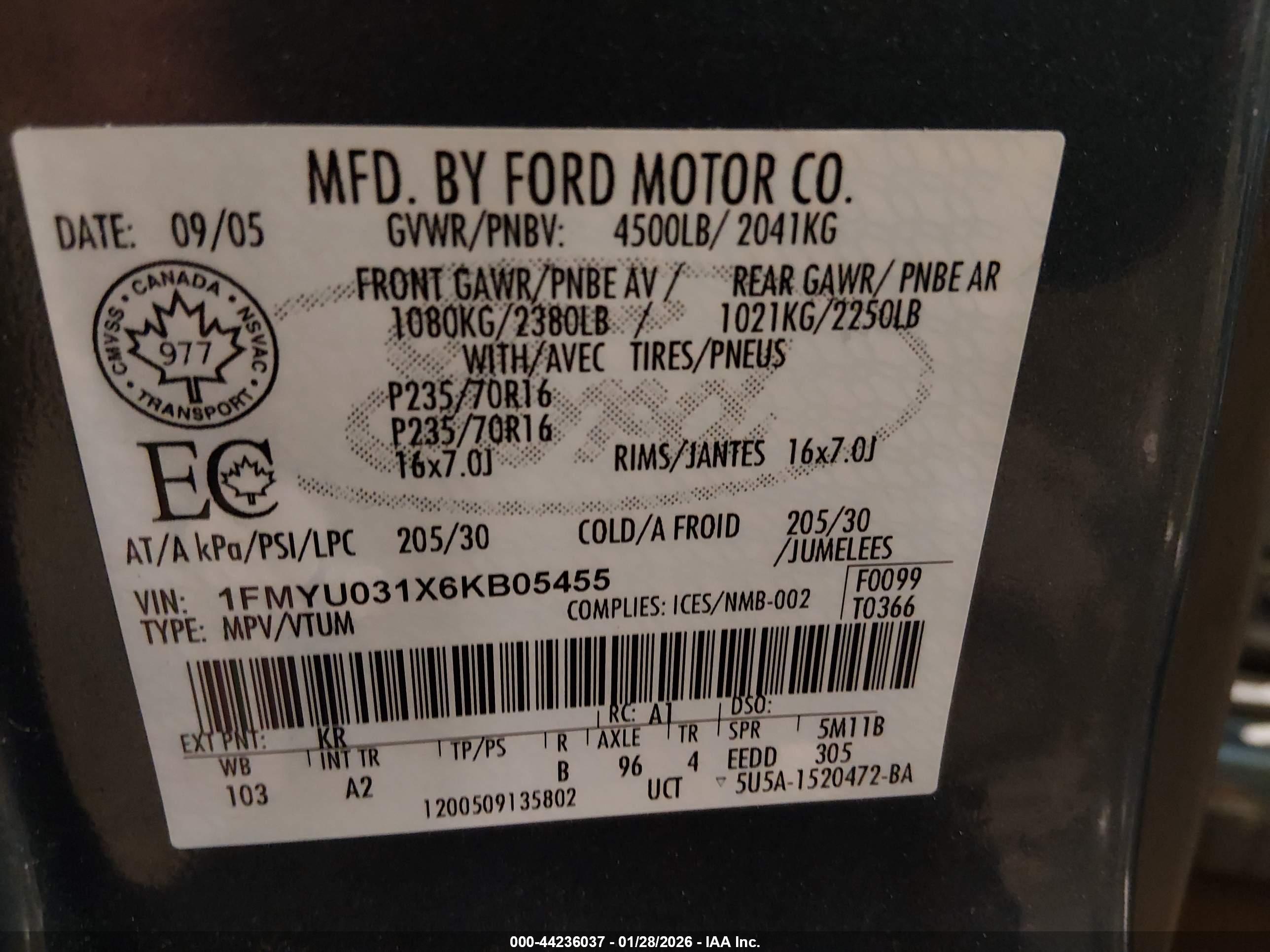FORD ESCAPE image 9