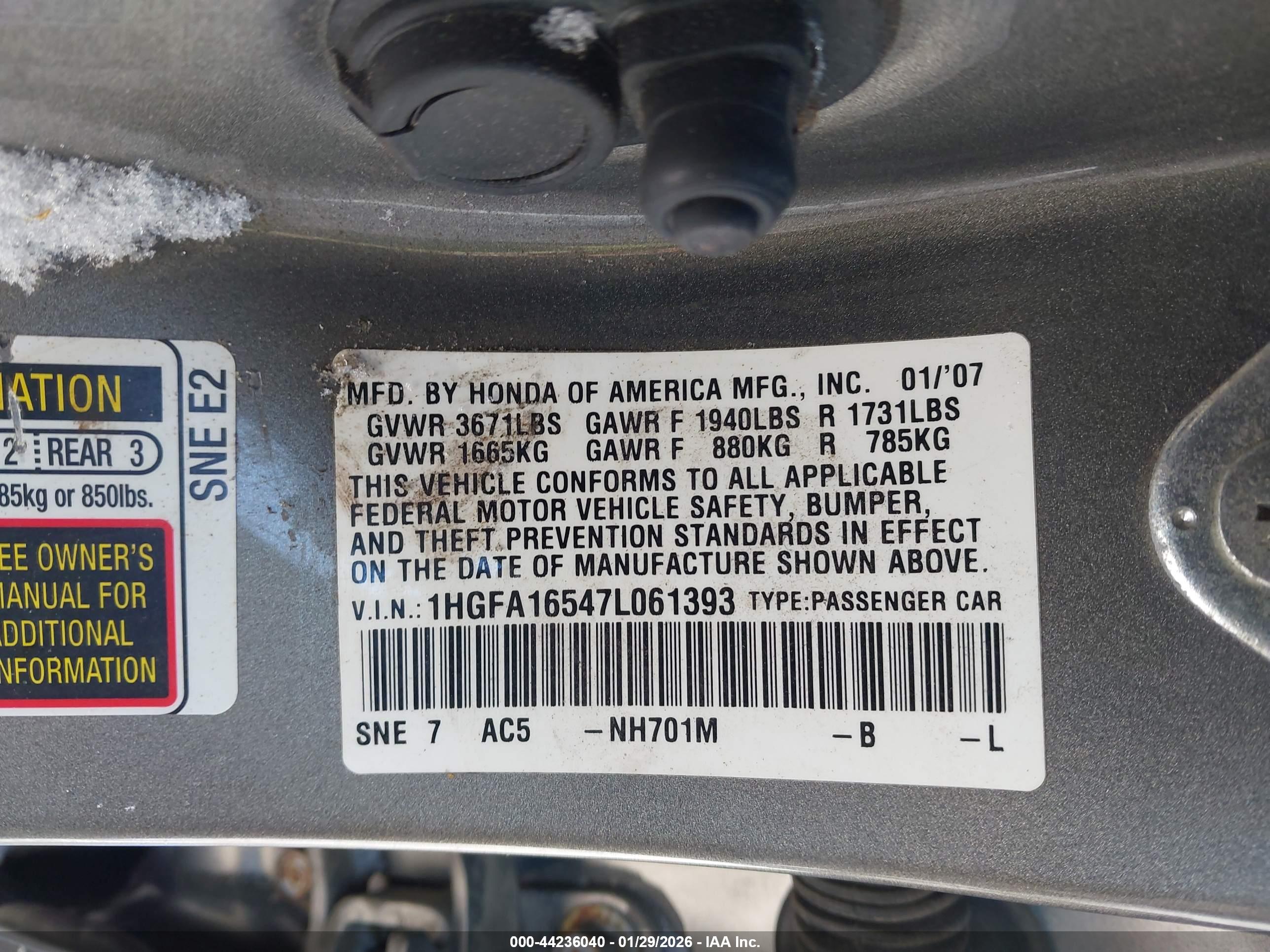 HONDA CIVIC image 9