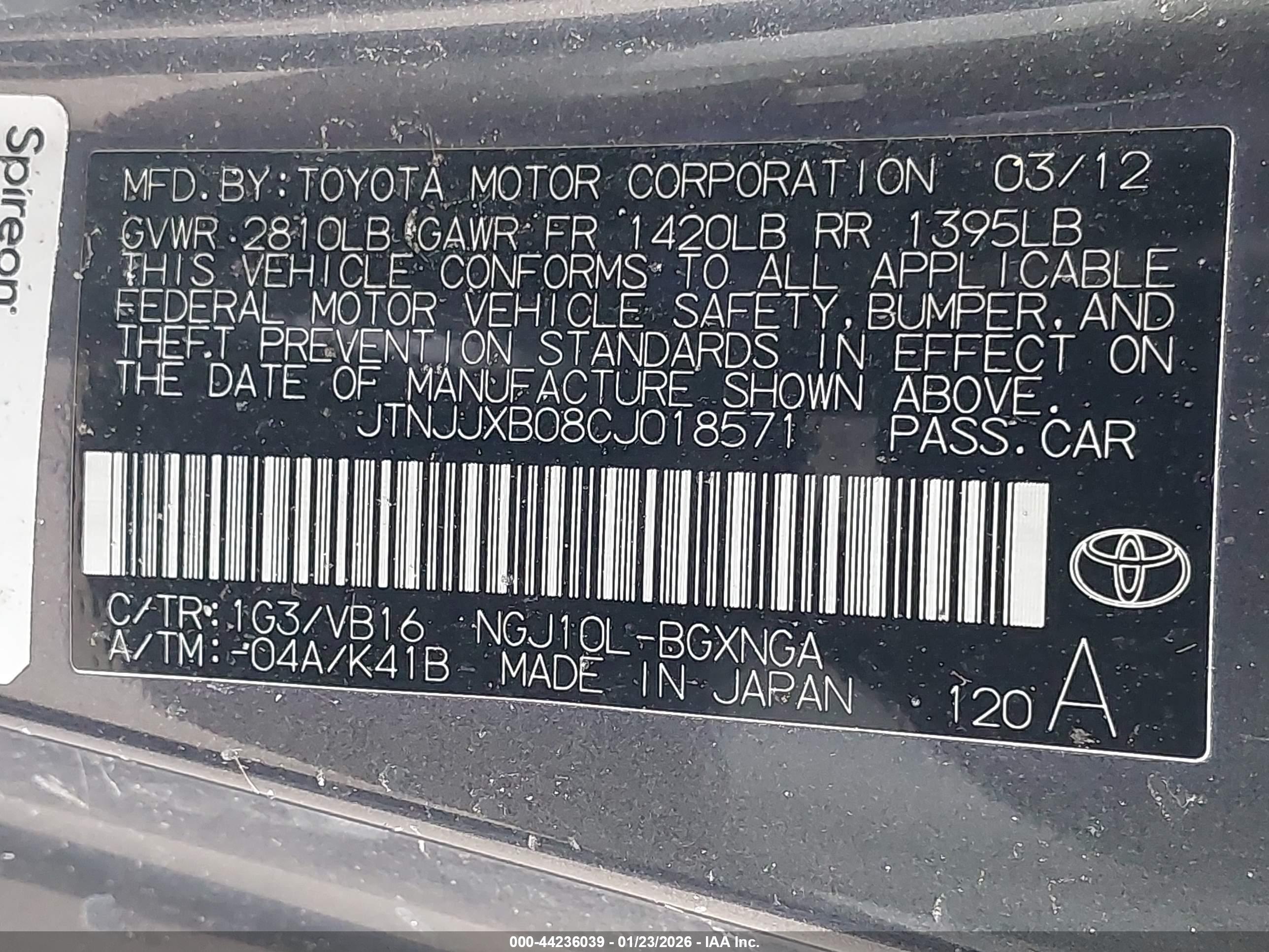 SCION IQ image 9