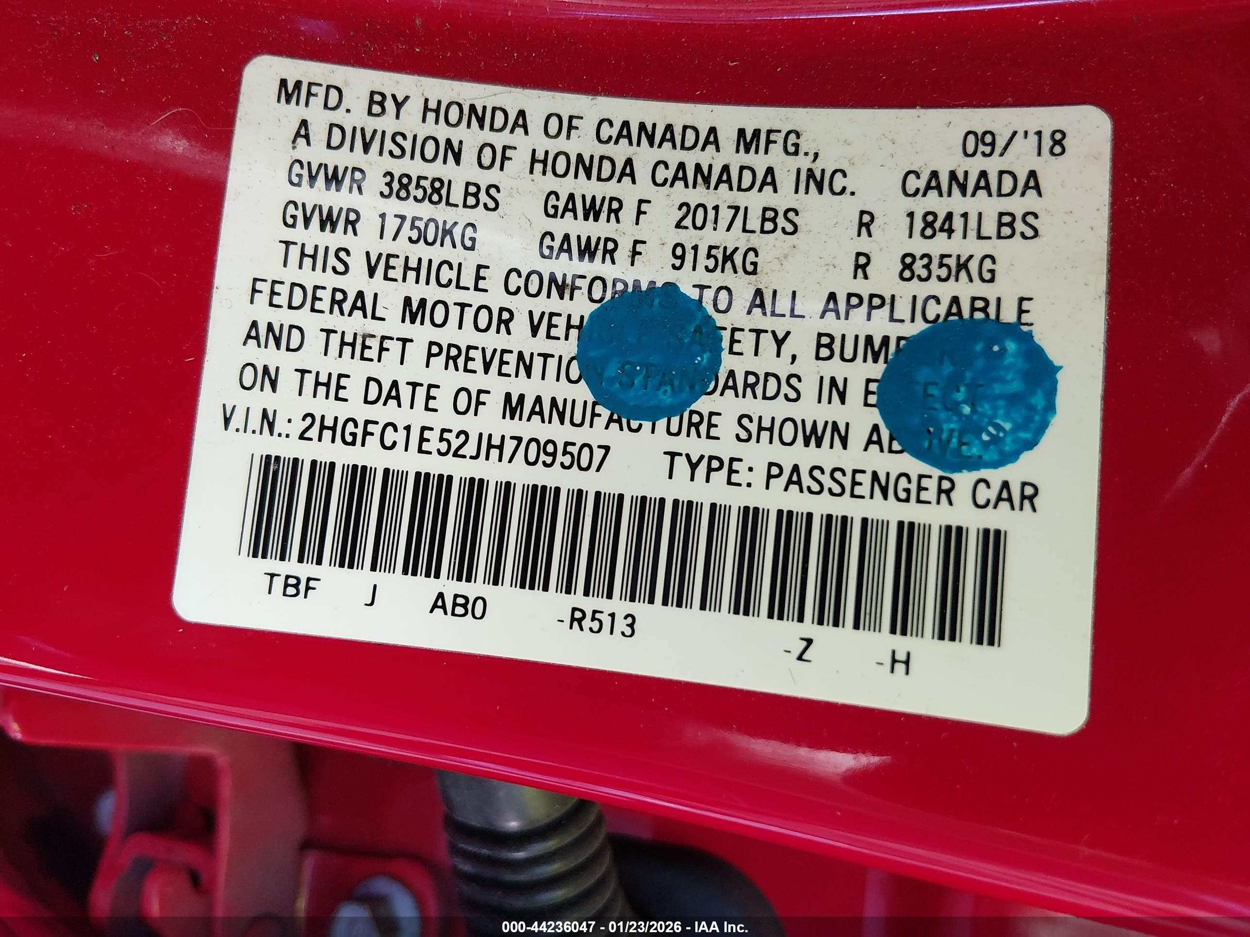 HONDA CIVIC image 9