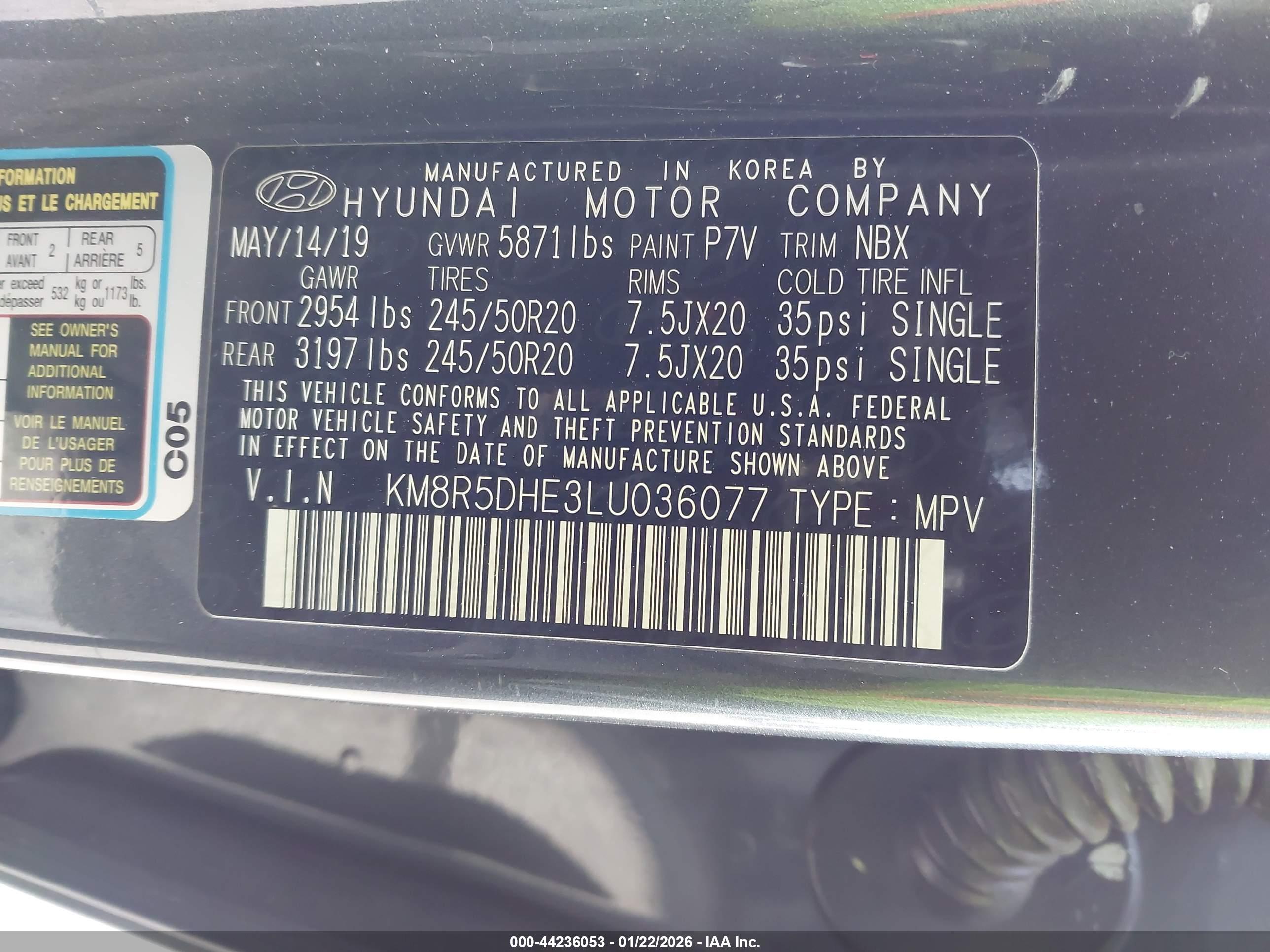 HYUNDAI PALISADE image 9
