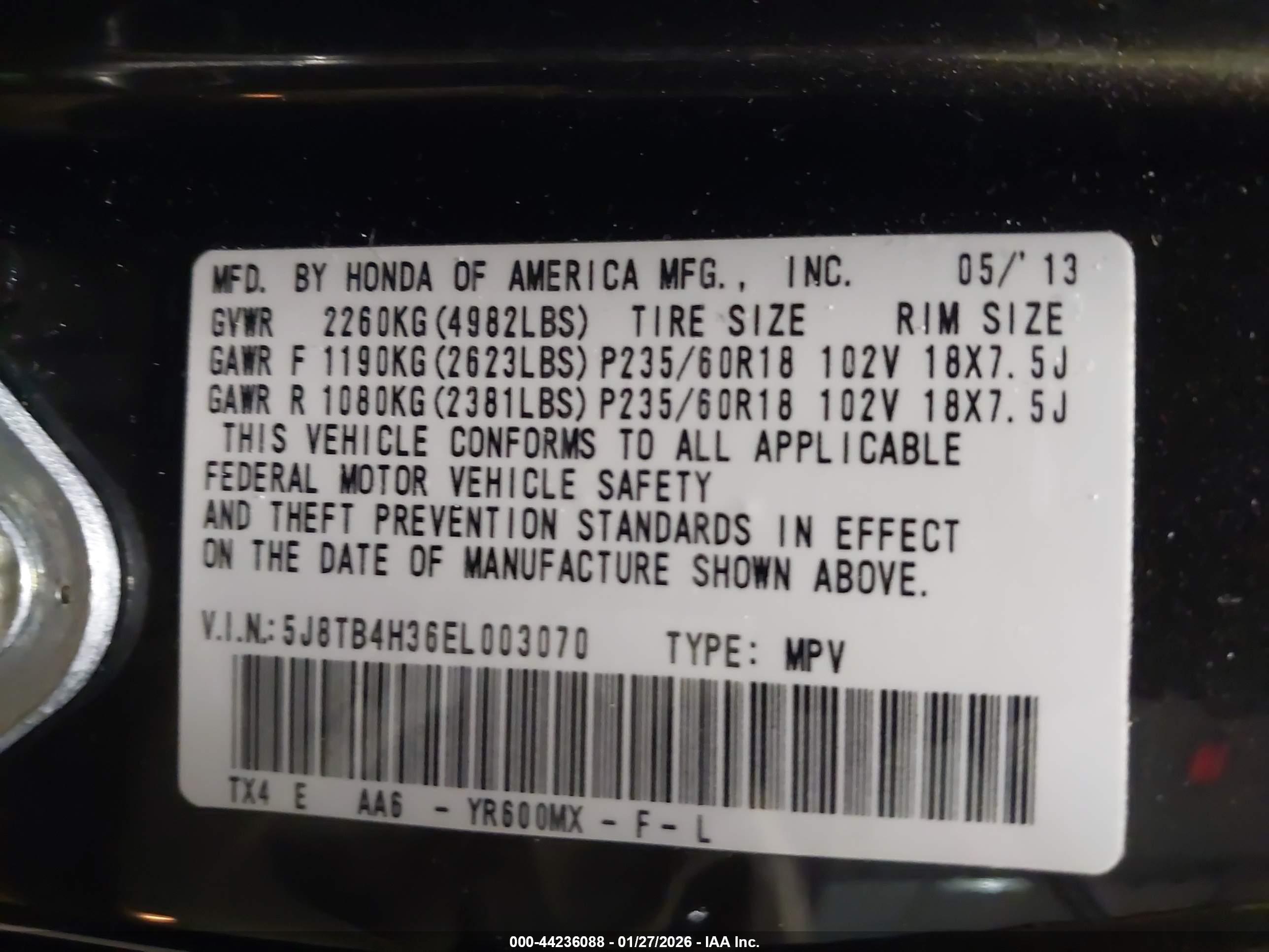 ACURA RDX image 9