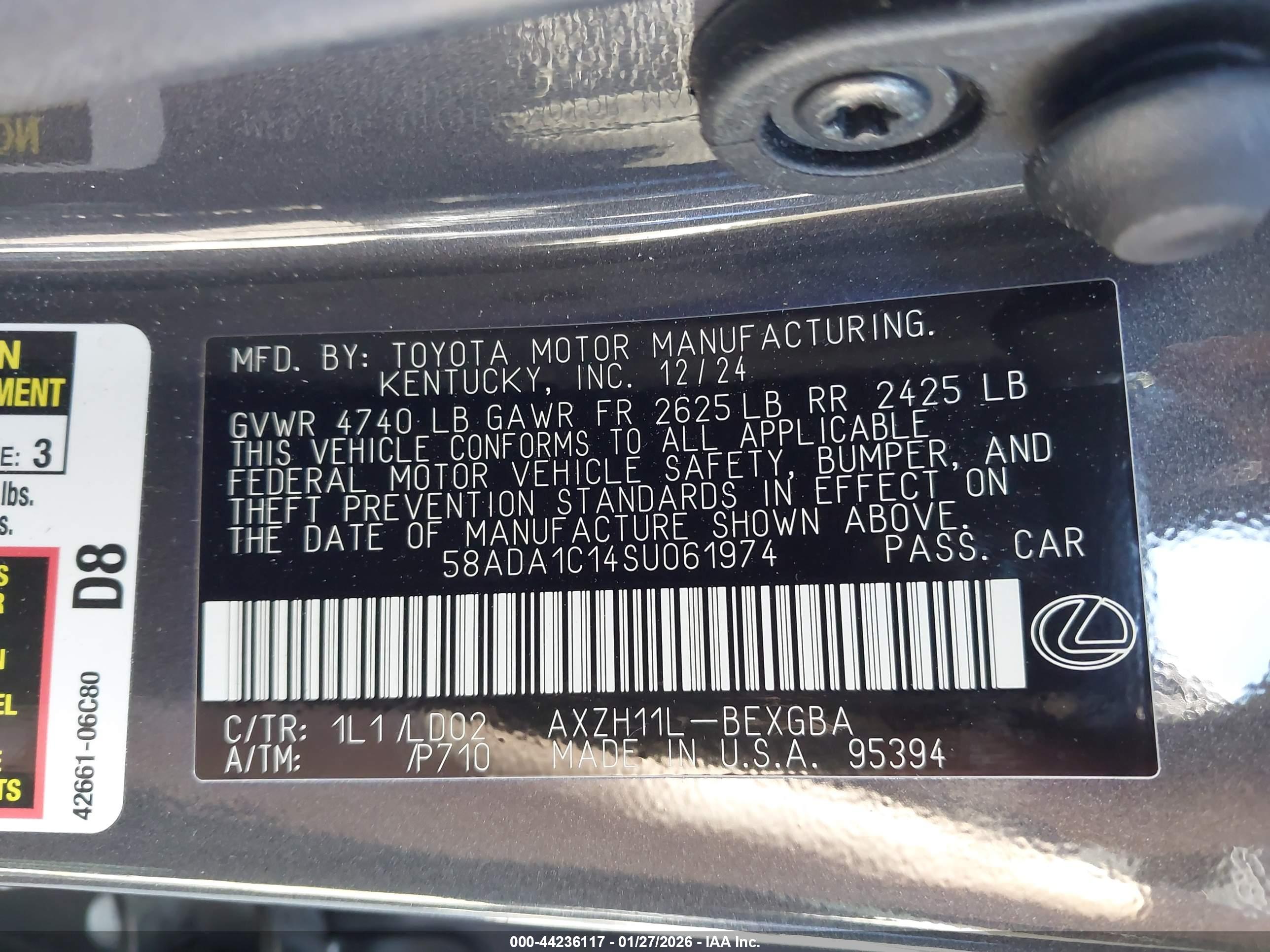 LEXUS ES image 9