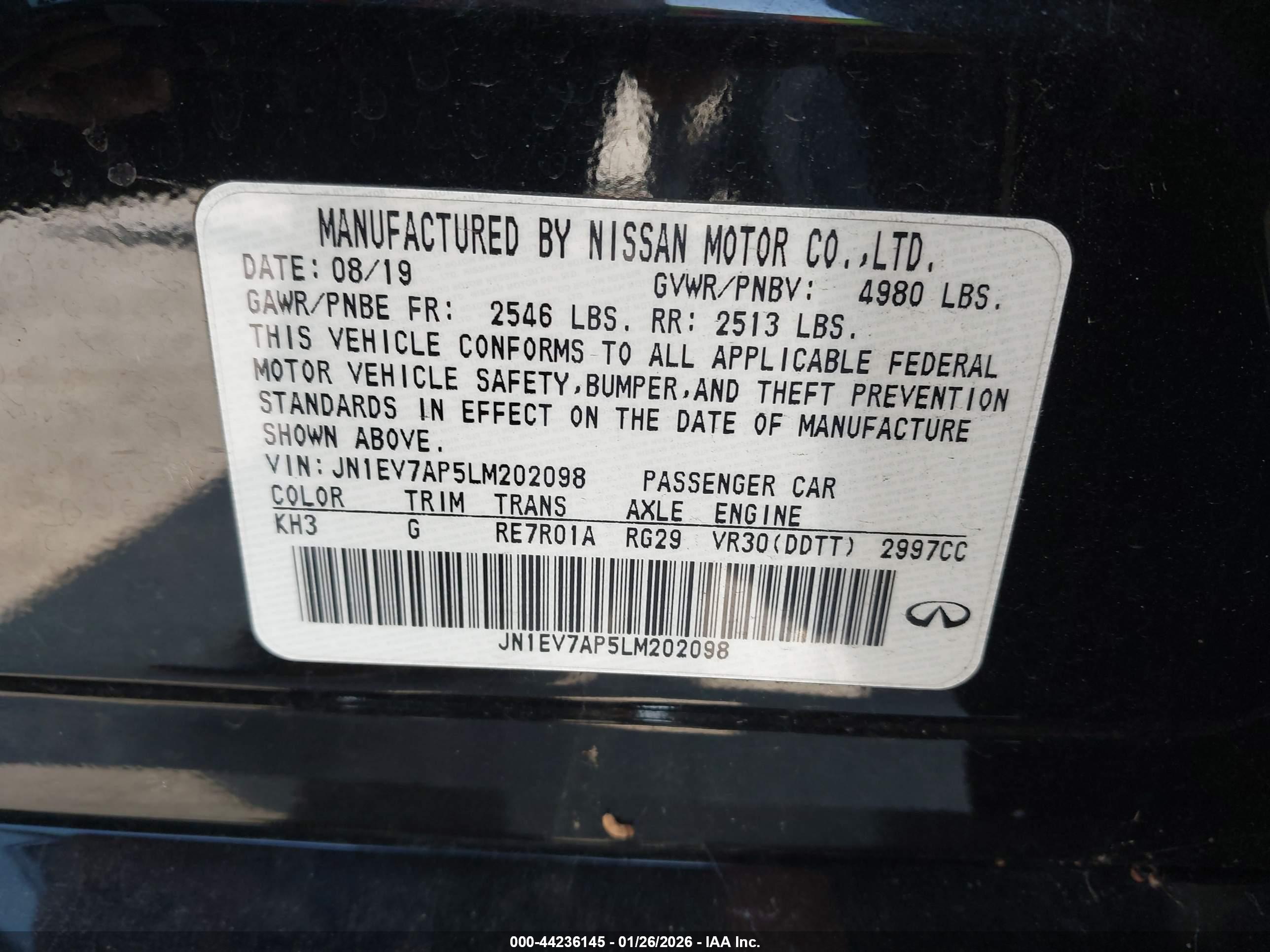 INFINITI Q50 image 9