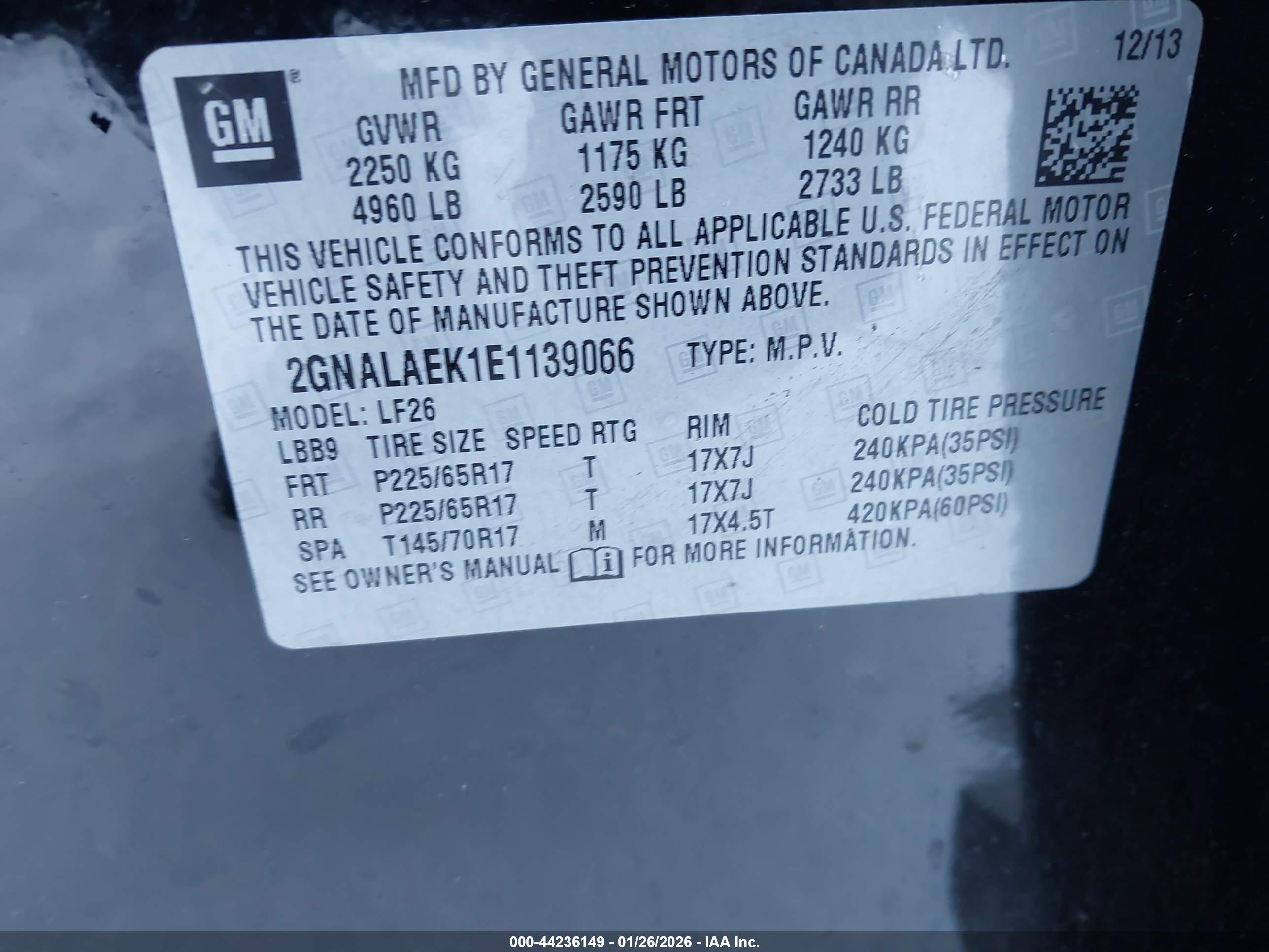CHEVROLET EQUINOX image 9