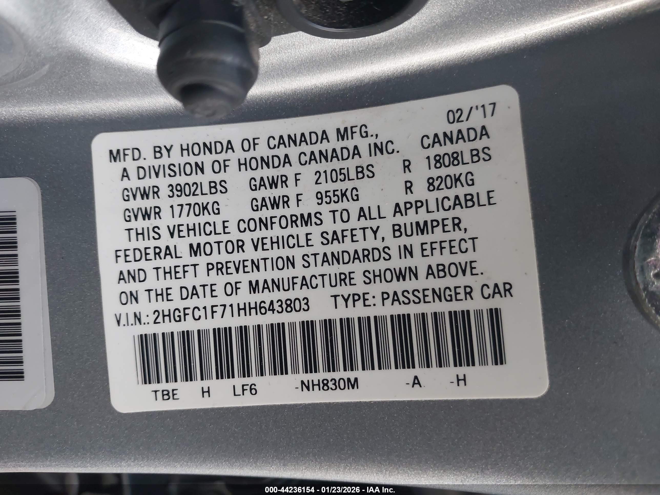 HONDA CIVIC image 9