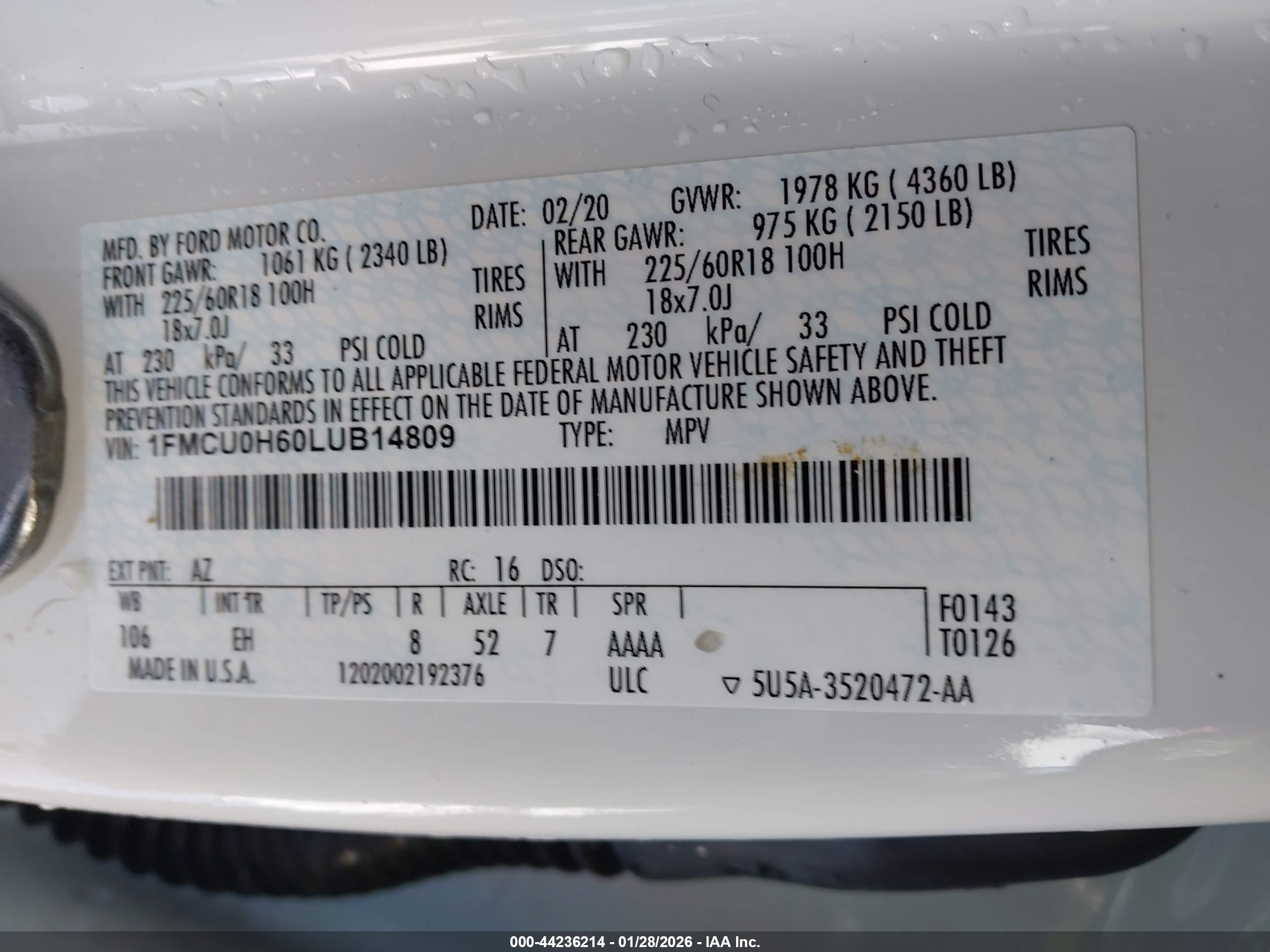 FORD ESCAPE image 9