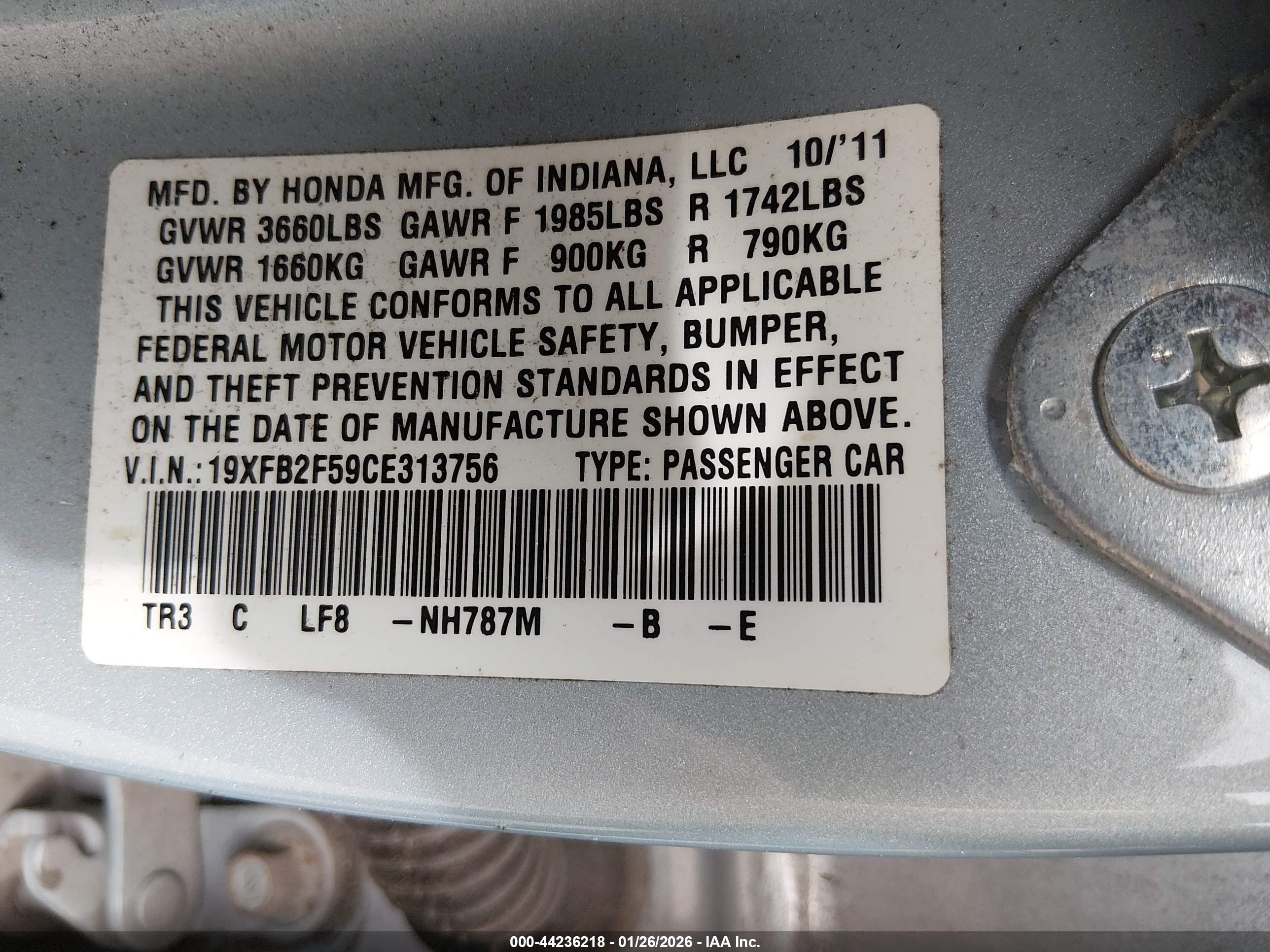 HONDA CIVIC image 9