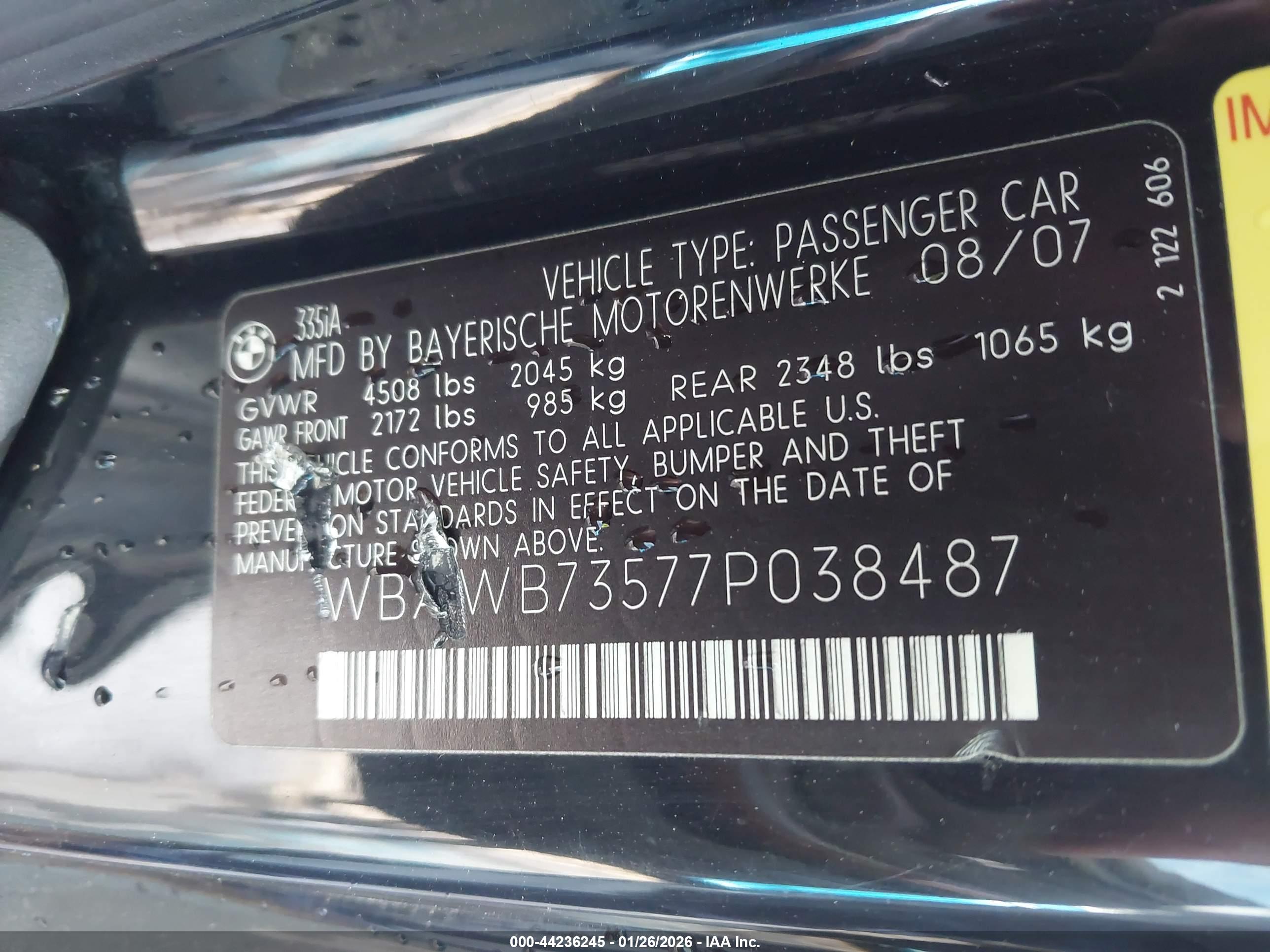 BMW 335I image 9