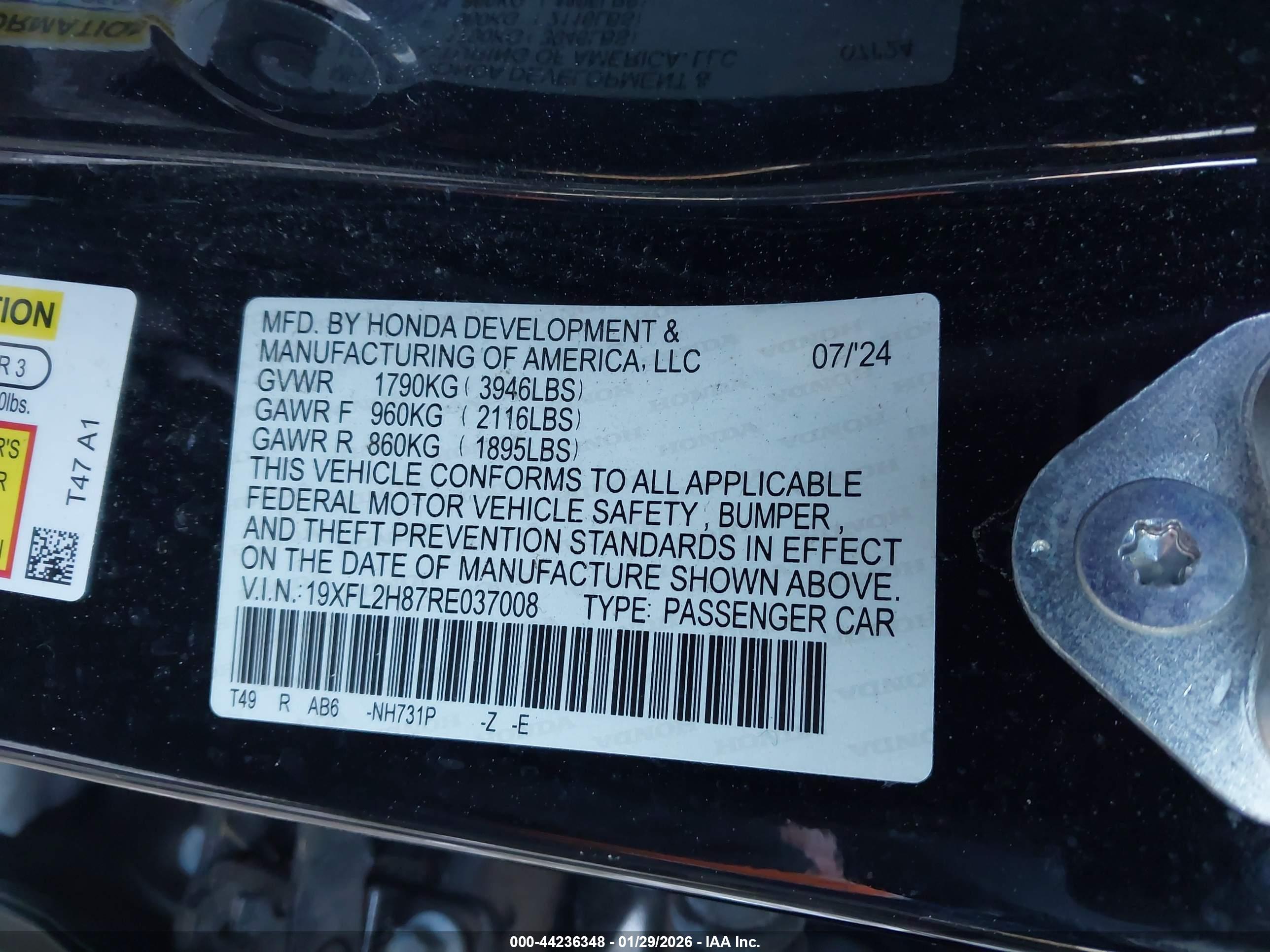 HONDA CIVIC image 9