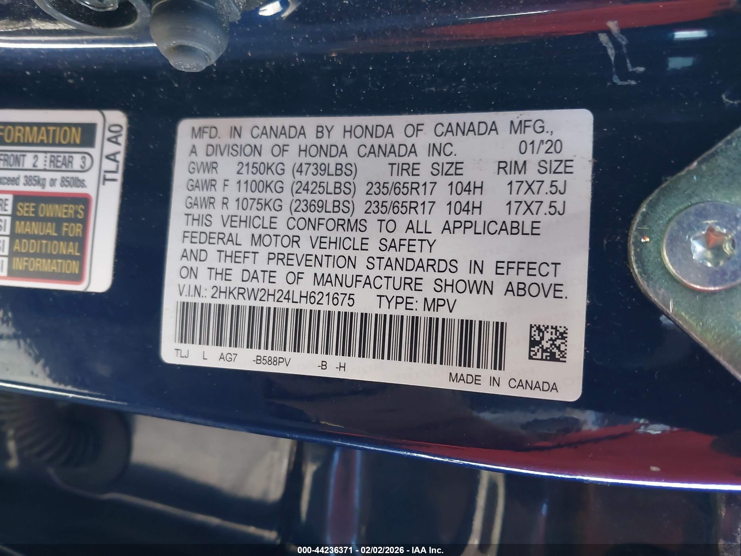 HONDA CR-V image 9