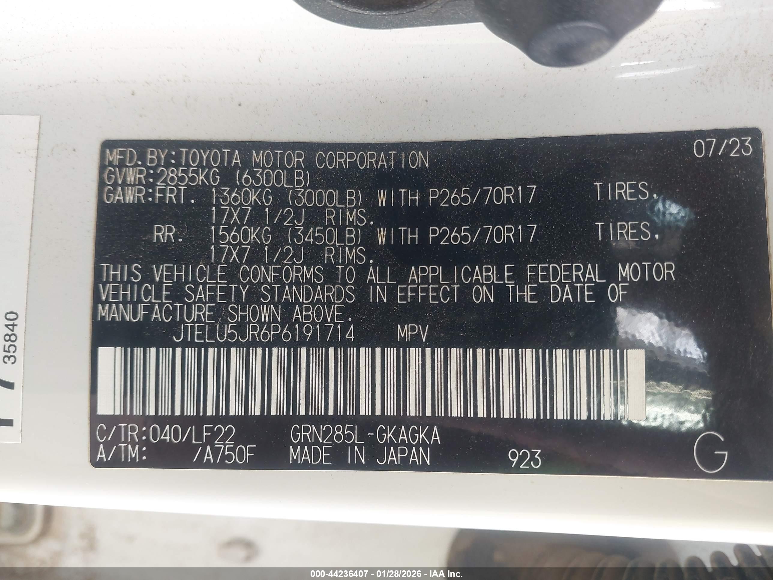 TOYOTA 4RUNNER image 9
