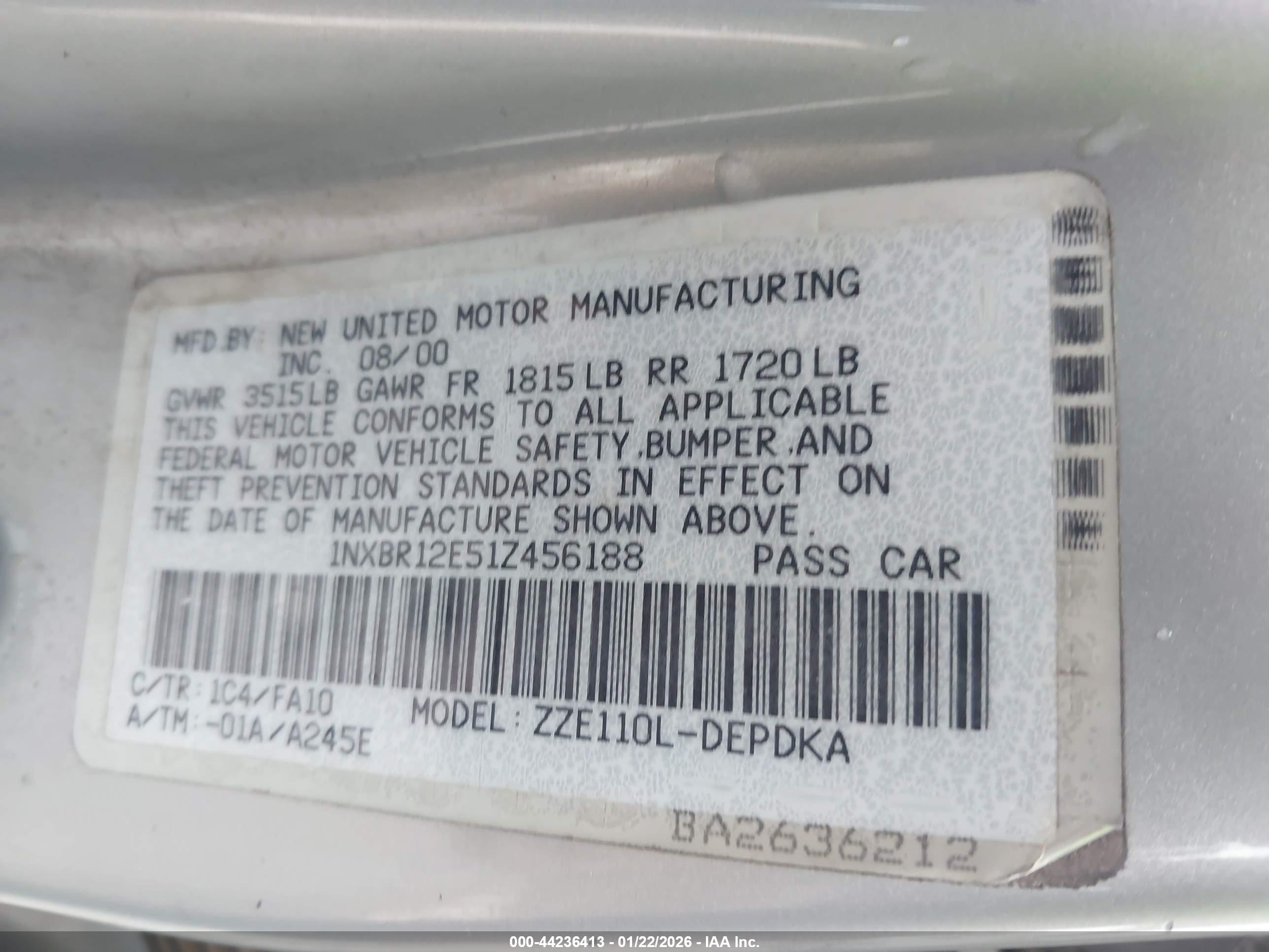 TOYOTA COROLLA image 9