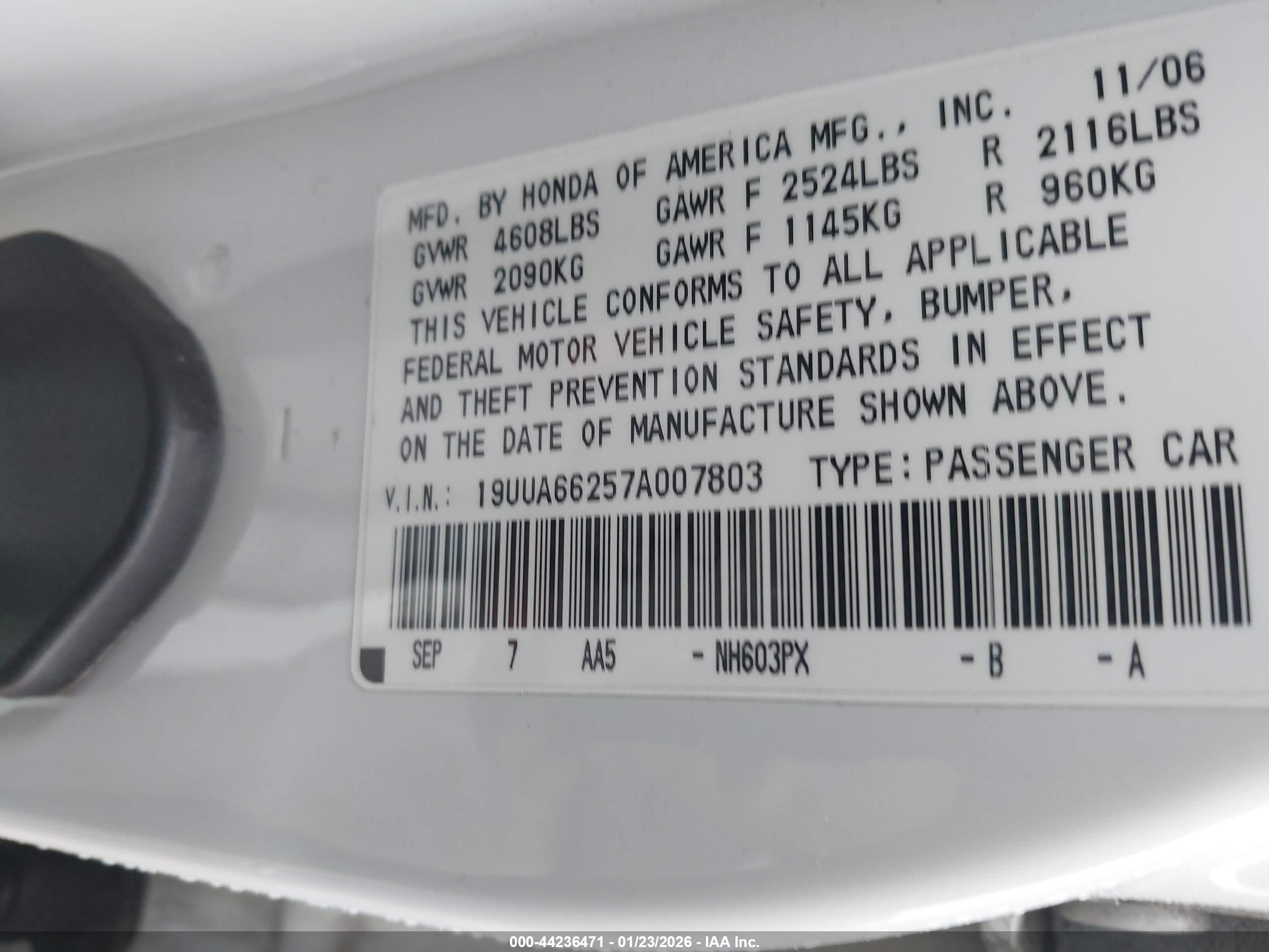 ACURA TL image 9