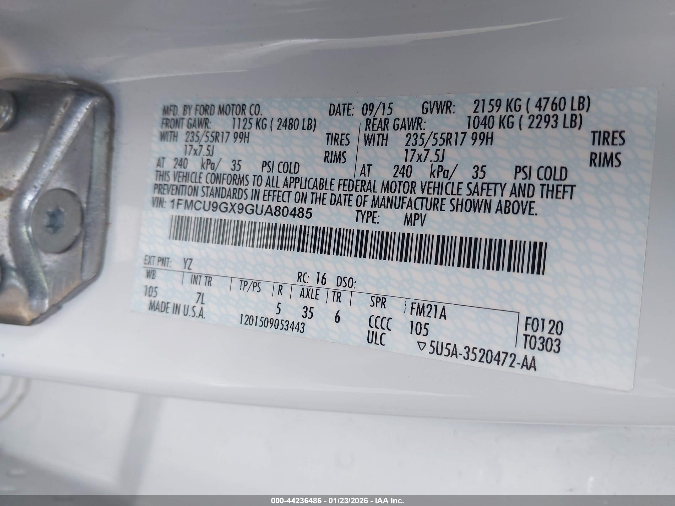 FORD ESCAPE image 9